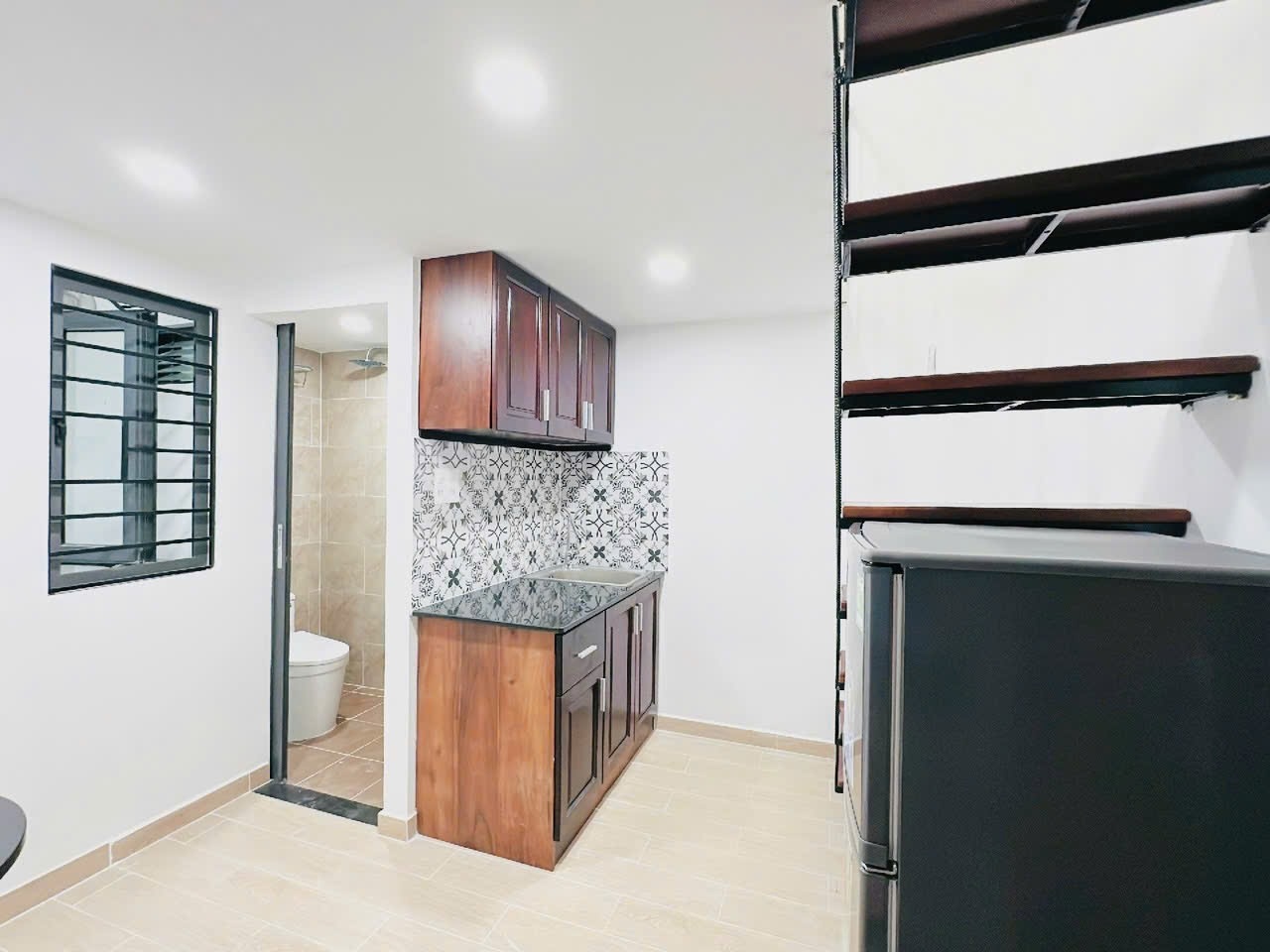 Phòng trọ Duplex 25m2 tại Tracy House Bạch Đằng - Bình Thạnh - Phòng khách