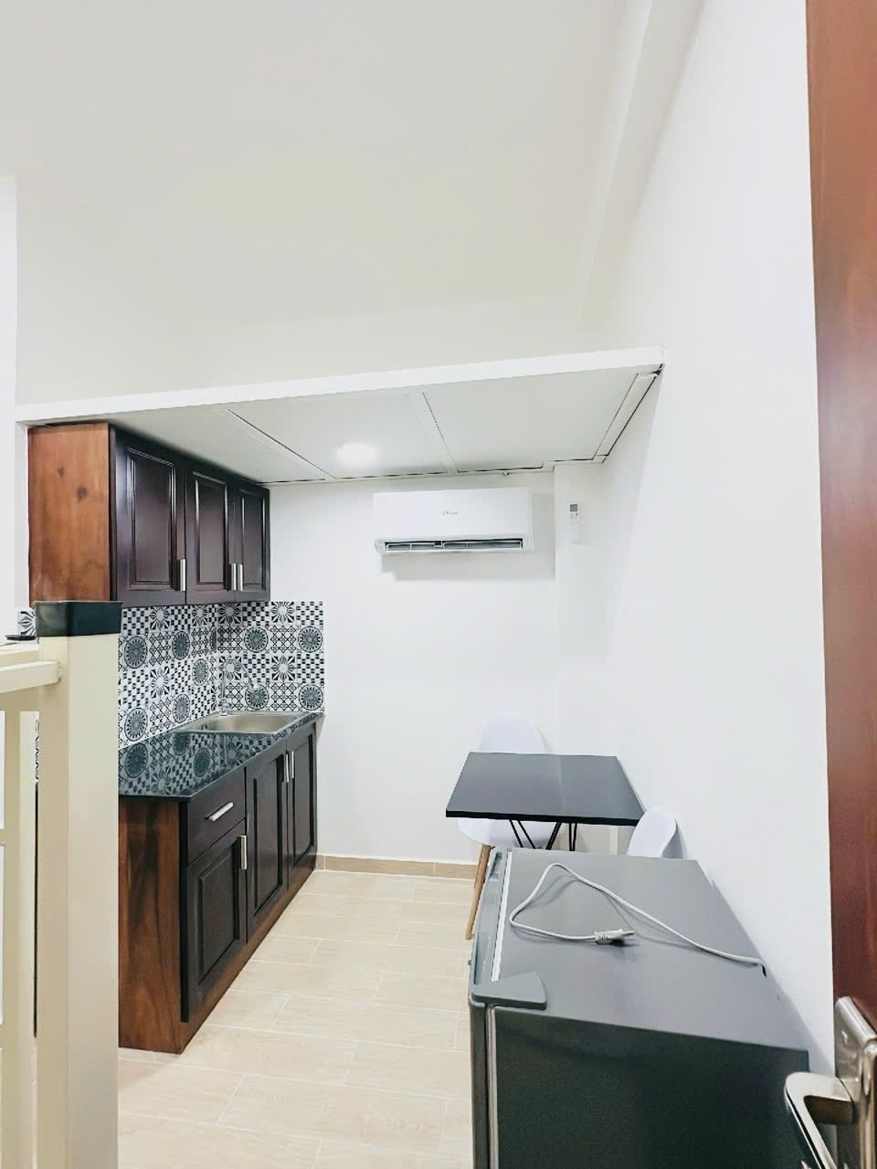 Phòng trọ Studio 25m2 tại Tracy House Bạch Đằng - Bình Thạnh - Phòng bếp