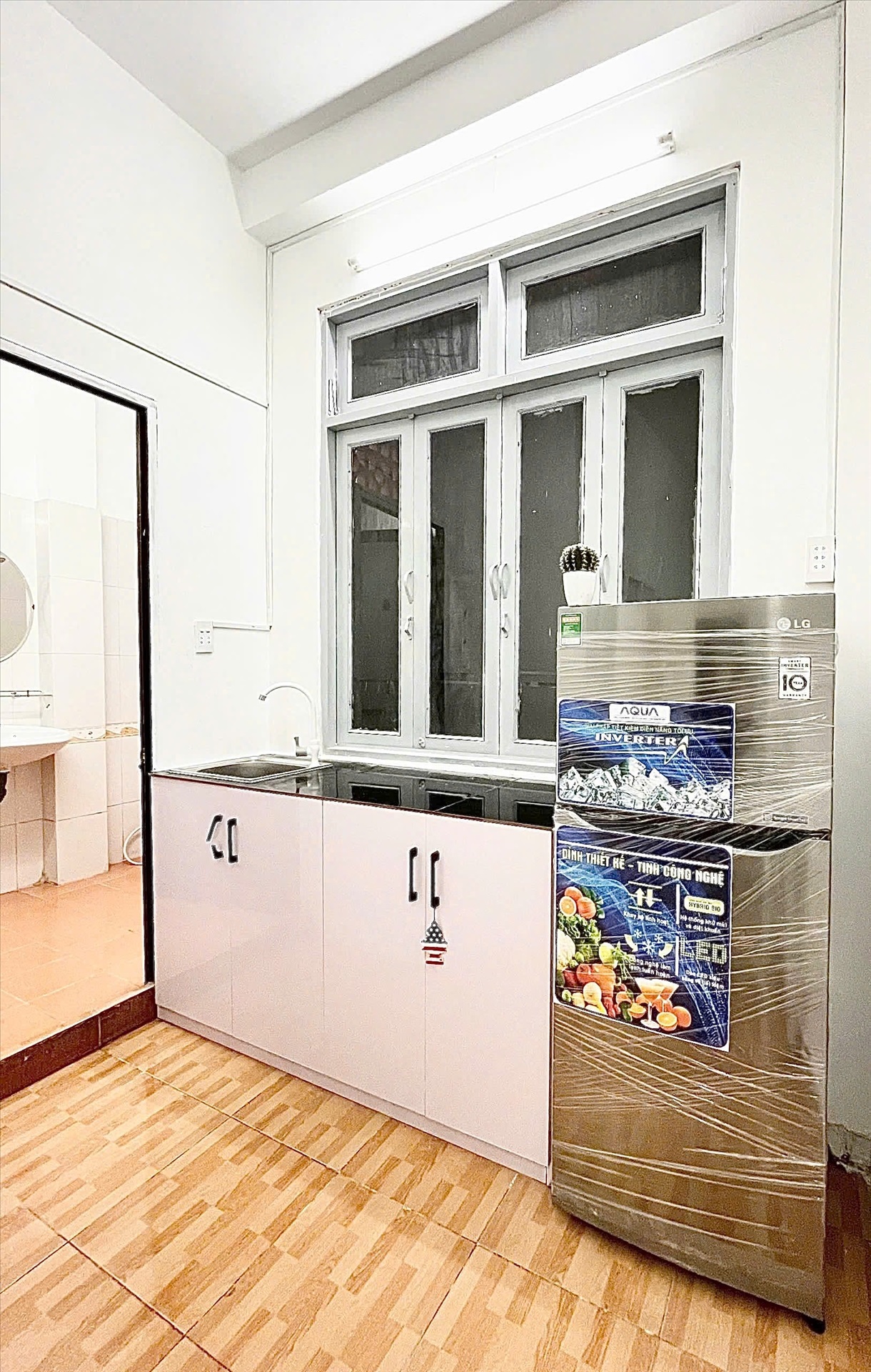 Phòng trọ 1 Phòng ngủ 27m2 tại AT Home Chu Văn An - Bình Thạnh - Phòng bếp