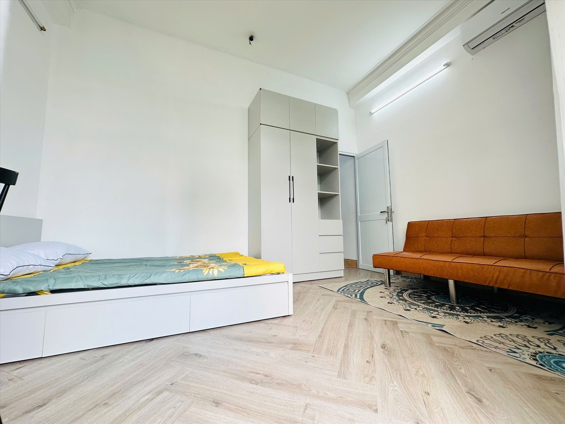 Phòng trọ 1 Phòng ngủ 22m2 tại NF Real Apartment Trường Sa - Tân Bình - Phòng ngủ
