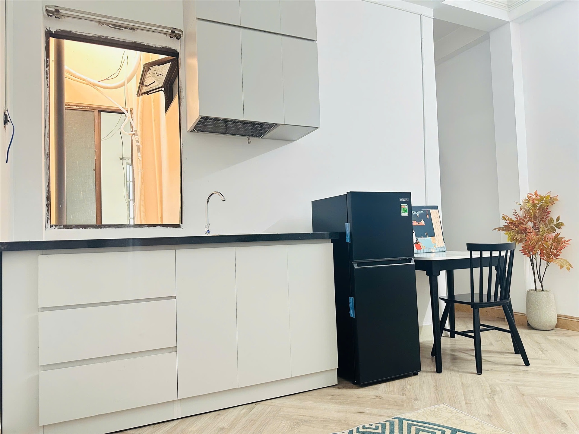 Phòng trọ 1 Phòng ngủ 35m2 tại NF Real Apartment Trường Sa - Tân Bình - Phòng bếp