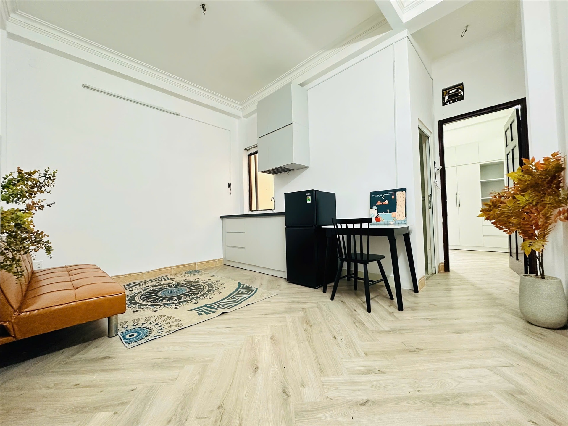 Phòng trọ 1 Phòng ngủ 35m2 tại NF Real Apartment Trường Sa - Tân Bình - Phòng bếp