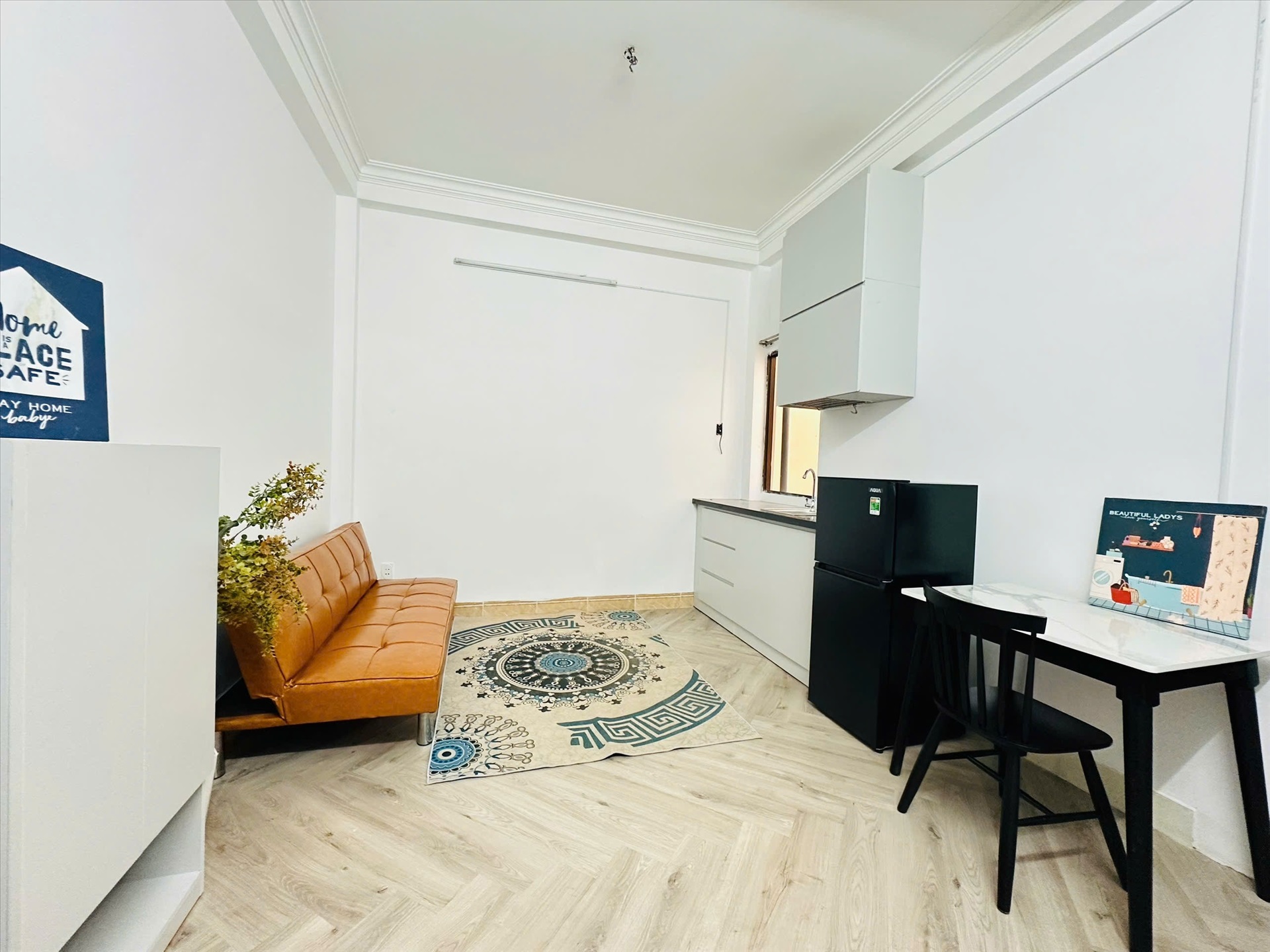 Phòng trọ 1 Phòng ngủ 35m2 tại NF Real Apartment Trường Sa - Tân Bình - Phòng bếp