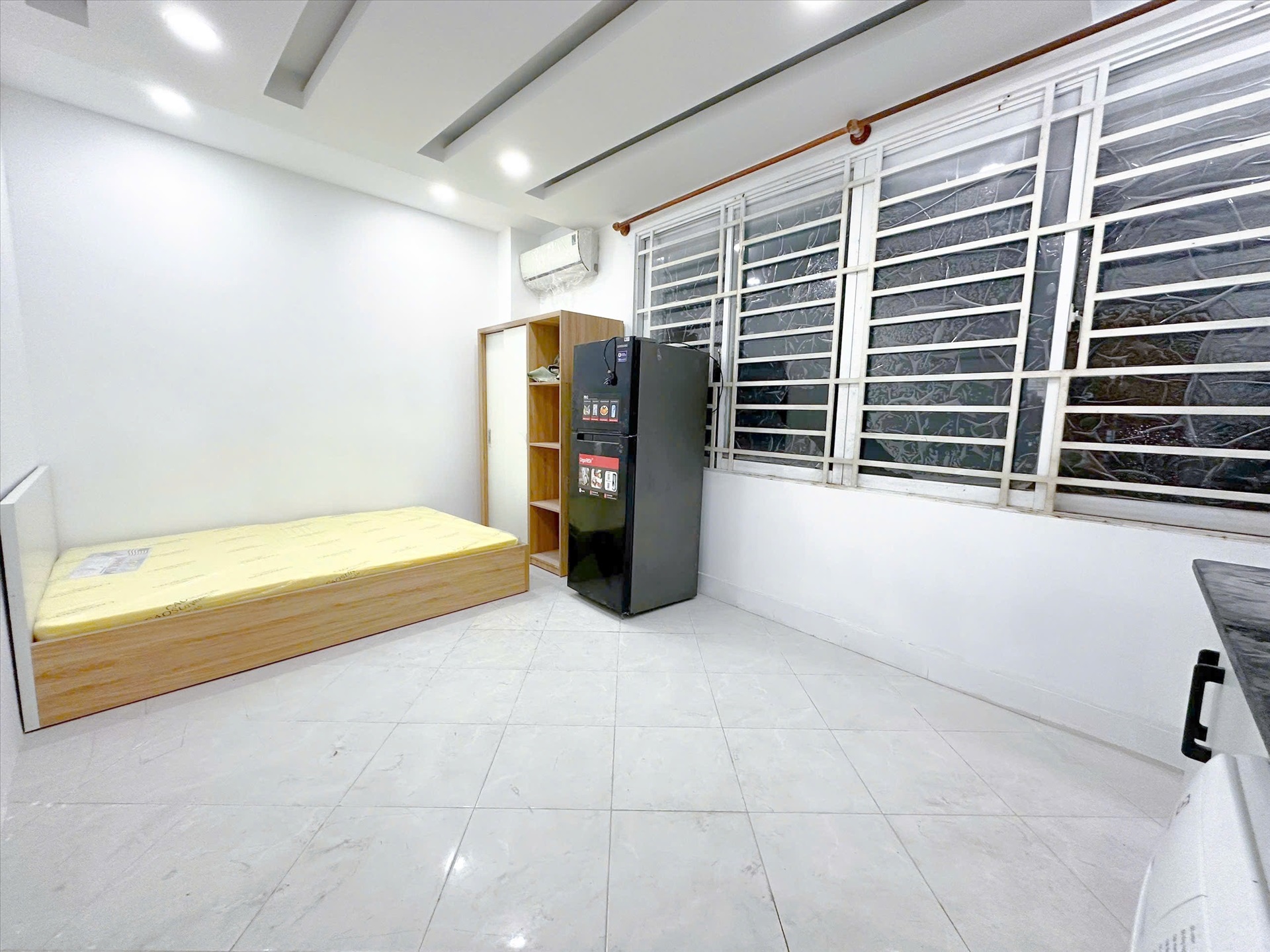 Phòng trọ Studio 35m2 tại Green House Nguyễn Thiện Thuật - Bình Thạnh - Phòng ngủ
