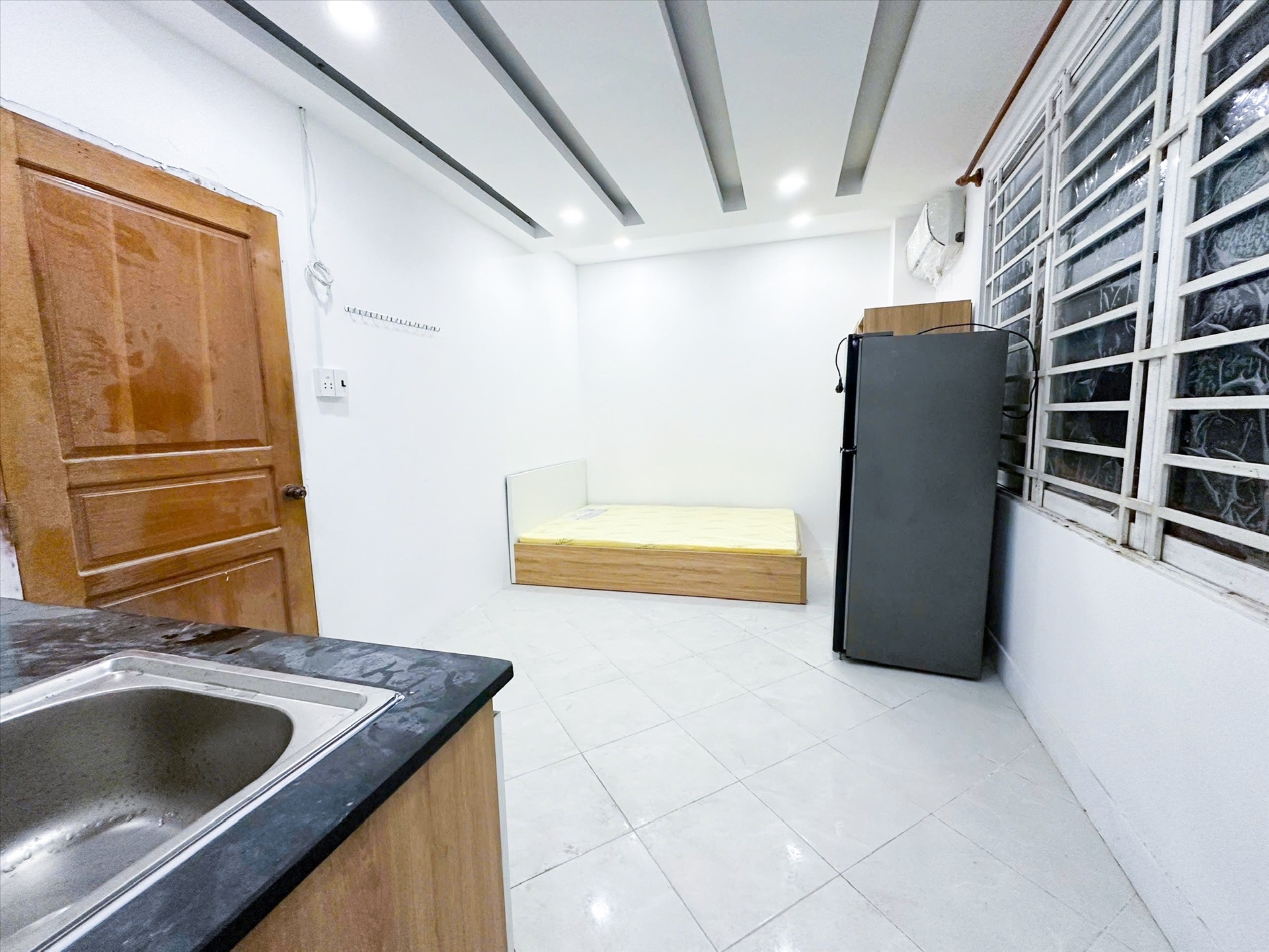 Phòng trọ Studio 35m2 tại Green House Nguyễn Thiện Thuật - Bình Thạnh - Phòng ngủ