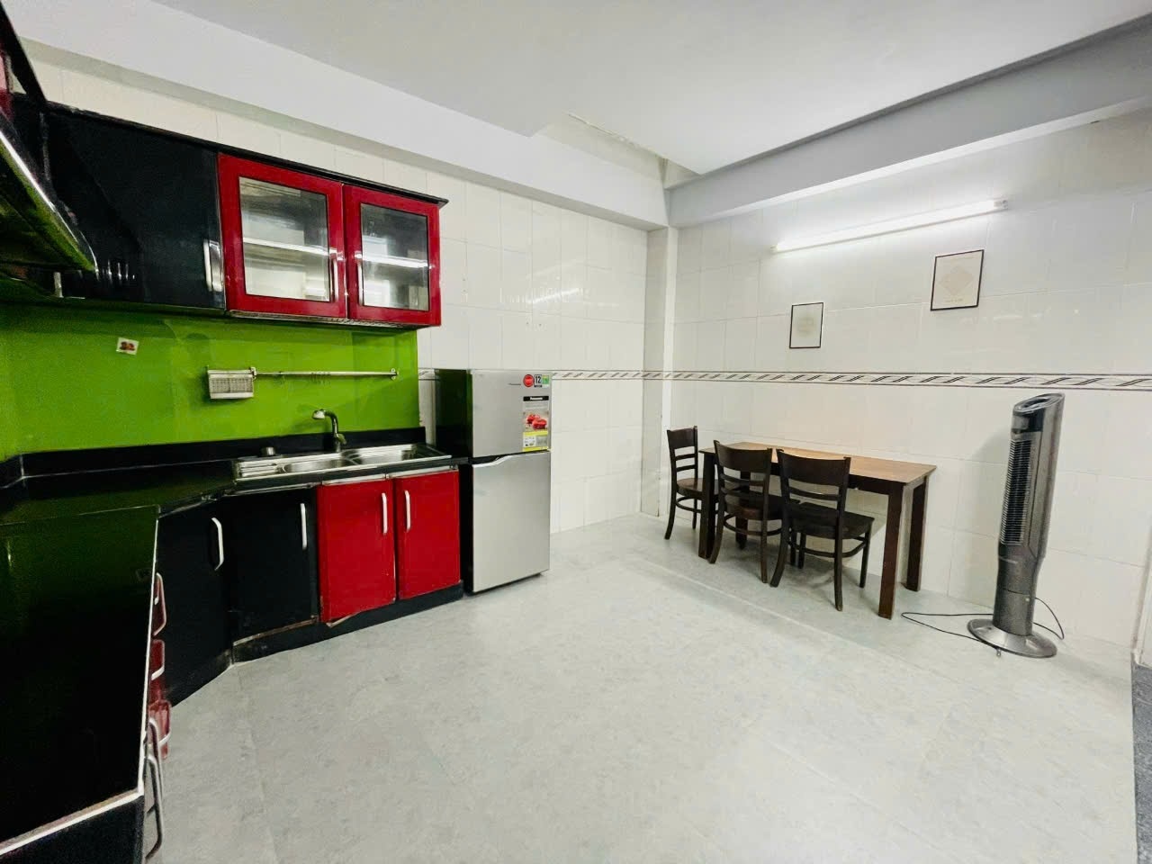 Phòng trọ Studio 30m2 tại Wish Home Lạc Long Quân - Tân Bình - Phòng bếp