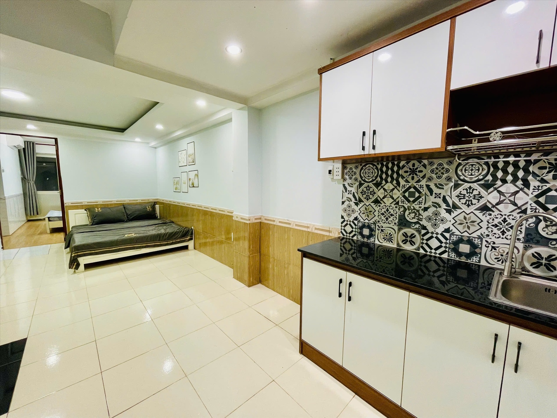 Phòng trọ 1 Phòng ngủ 30m2 tại Wish Home Lạc Long Quân - Tân Bình - Phòng bếp
