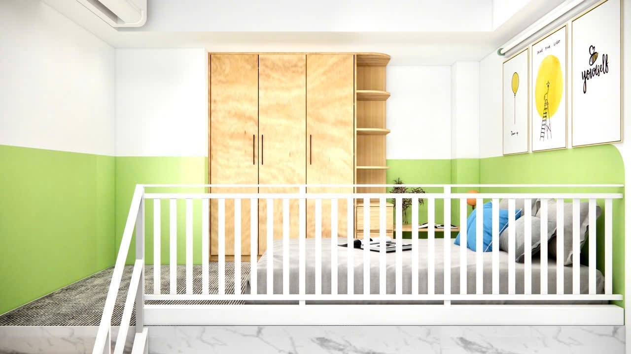 Phòng trọ Duplex 25m2 tại Sweet Home Nguyễn Văn Cự - Bình Tân - Phòng ngủ