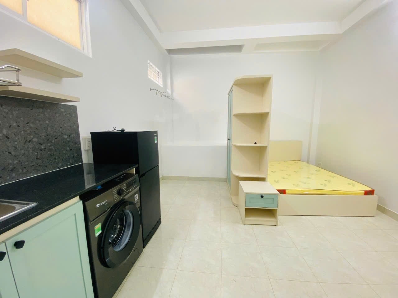 Phòng trọ Studio 20m2 tại CH Home Bành Văn Trân - Tân Bình - Phòng ngủ