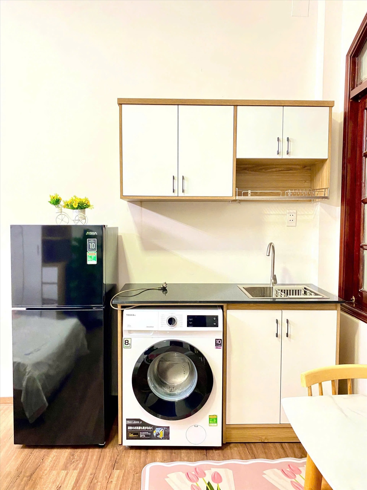 Phòng trọ Studio 28m2 tại TT House Hoàng Văn Thụ - Tân Bình - Phòng bếp