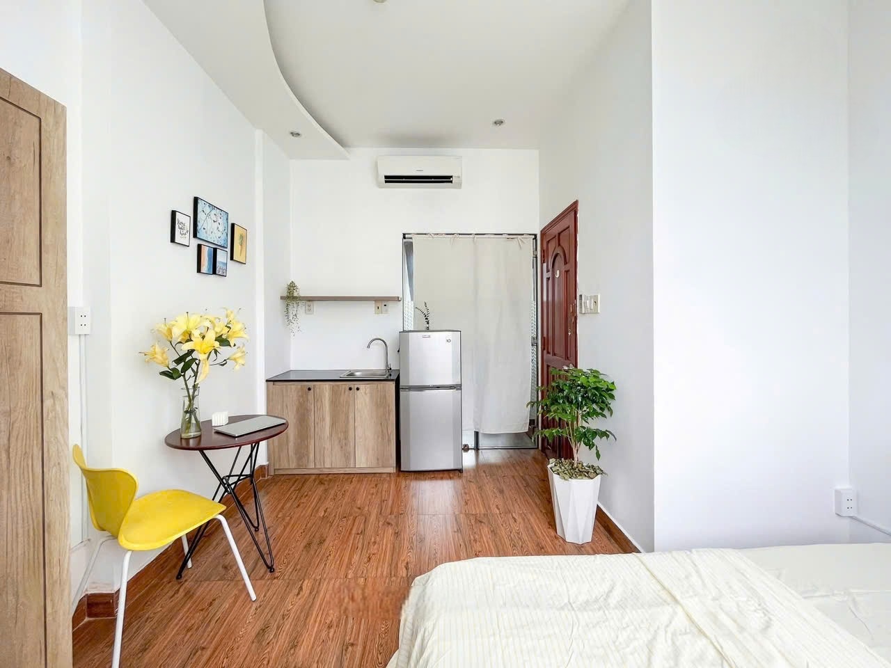 Phòng trọ Studio 25m2 tại LightHouse Đường C18 - Tân Bình - Phòng ngủ