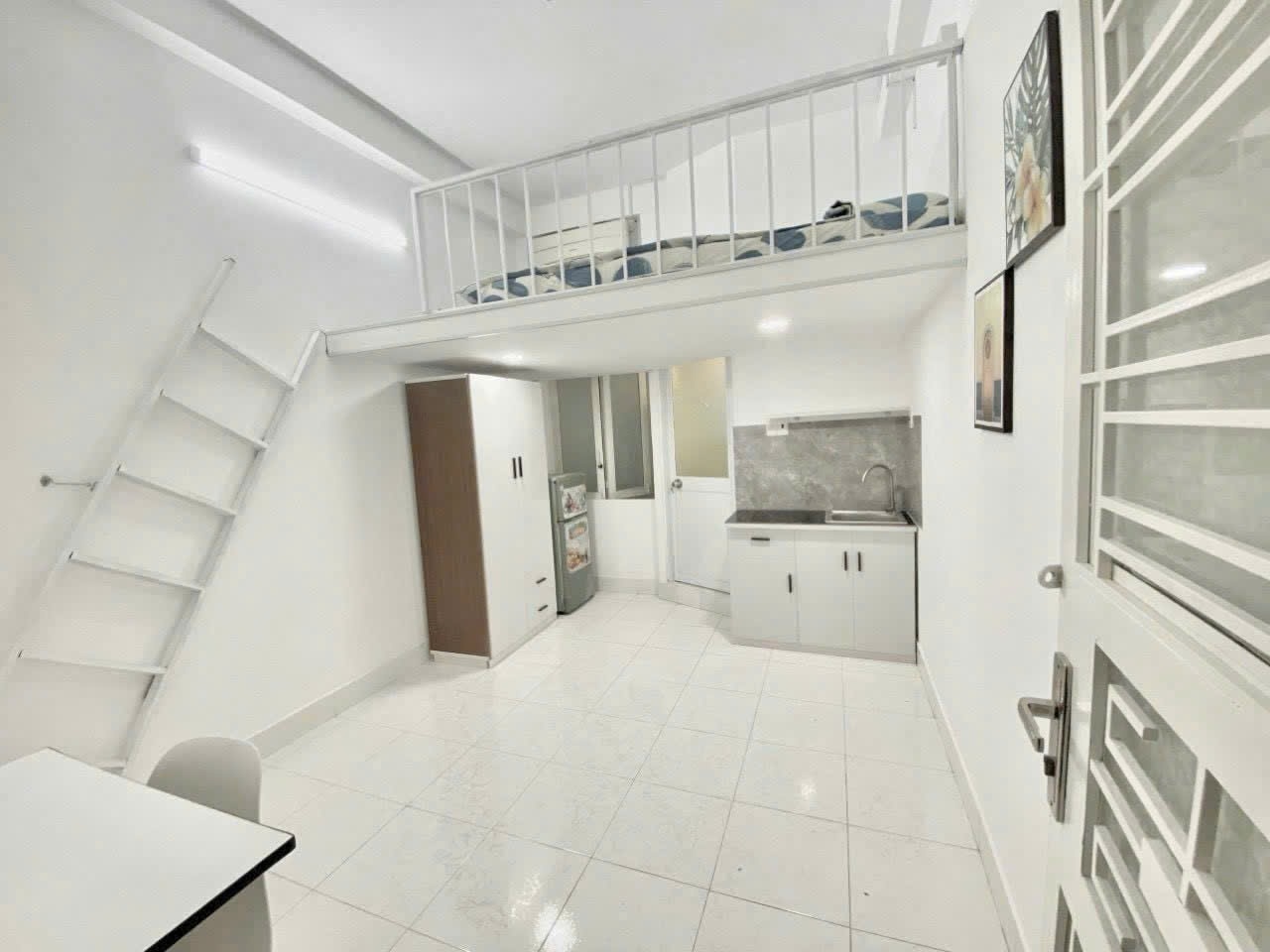 Phòng trọ Duplex 25m2 tại Jasmine Home Nguyễn Công Hoan - Bình Thạnh - Phòng ngủ