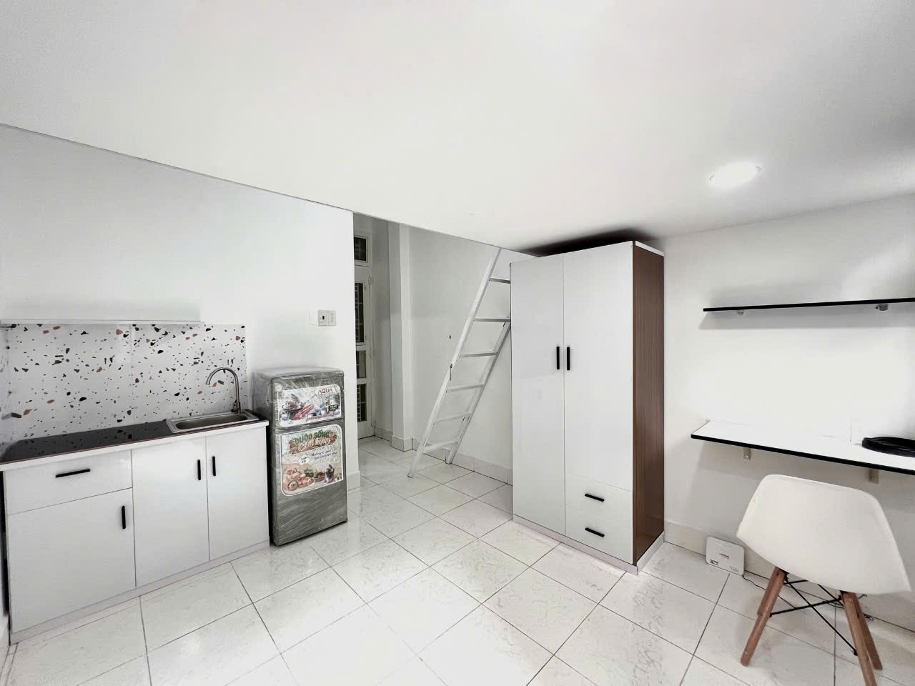 Phòng trọ Duplex 25m2 tại Jasmine Home Nguyễn Công Hoan - Bình Thạnh - Phòng ngủ