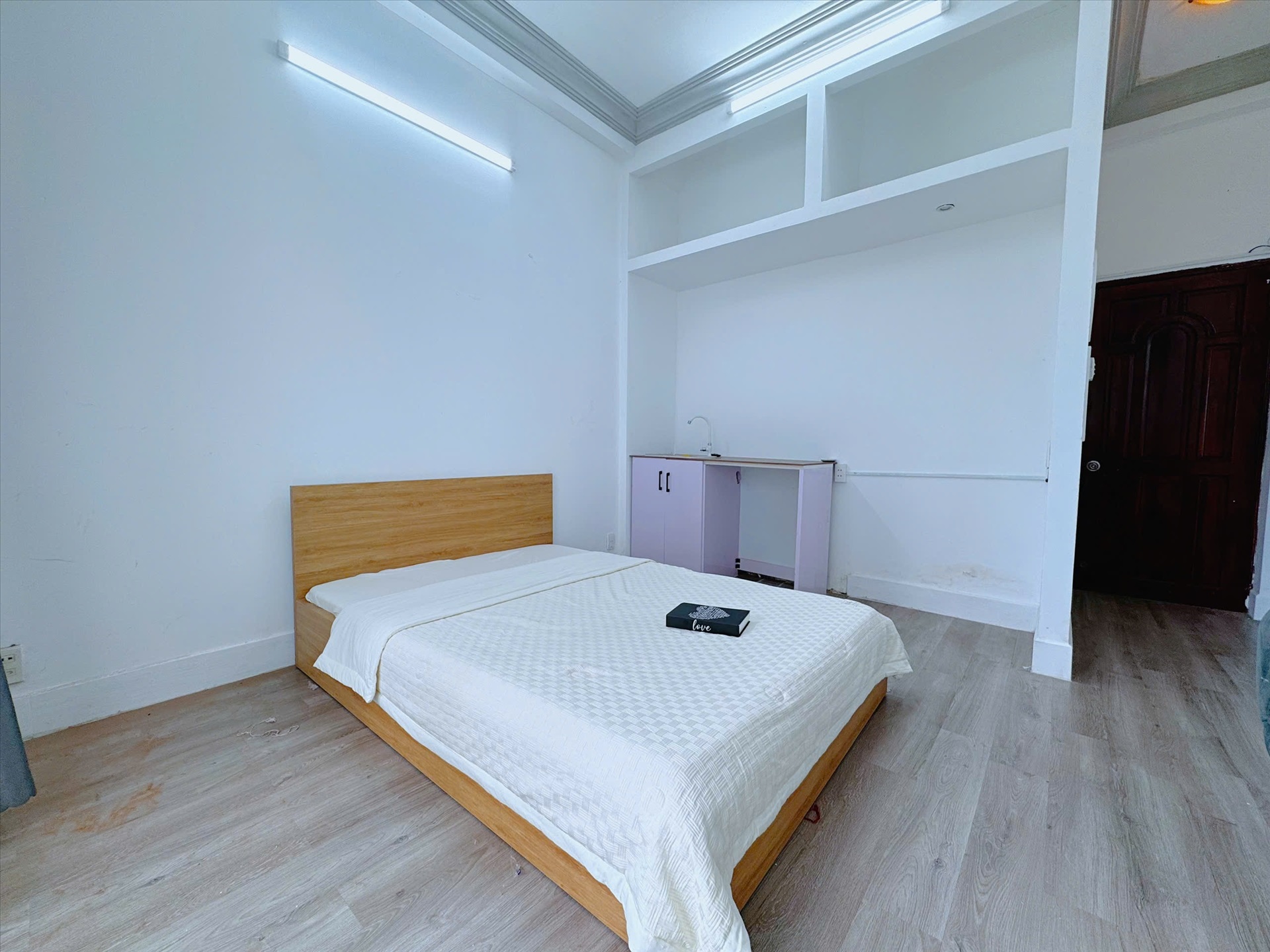 Phòng trọ Studio 30m2 tại Uncle House Vũ Tùng - Bình Thạnh - Phòng ngủ