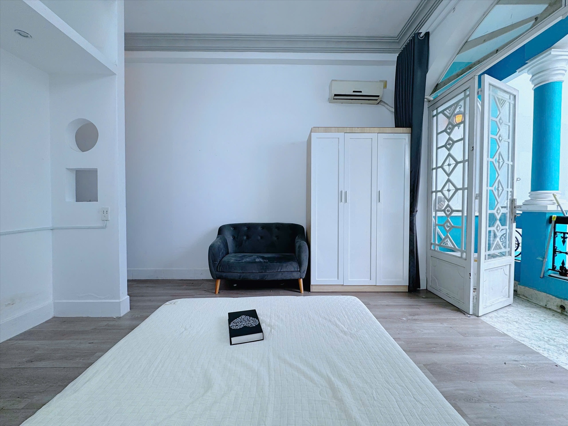 Phòng trọ Studio 30m2 tại Uncle House Vũ Tùng - Bình Thạnh - Phòng ngủ