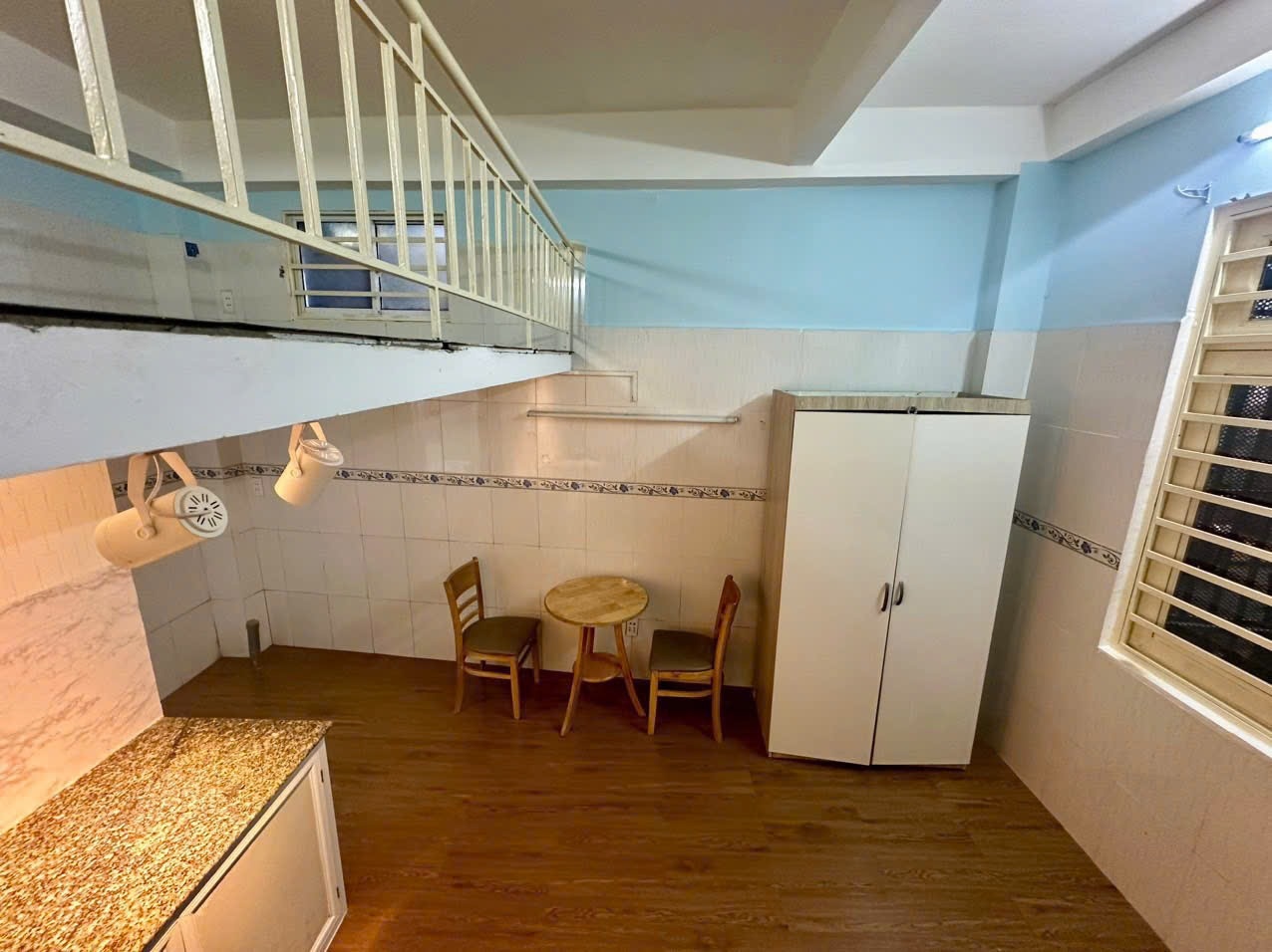 Phòng trọ Duplex 25m2 tại SVHome Ung Văn Khiêm - Bình Thạnh - Góc làm việc