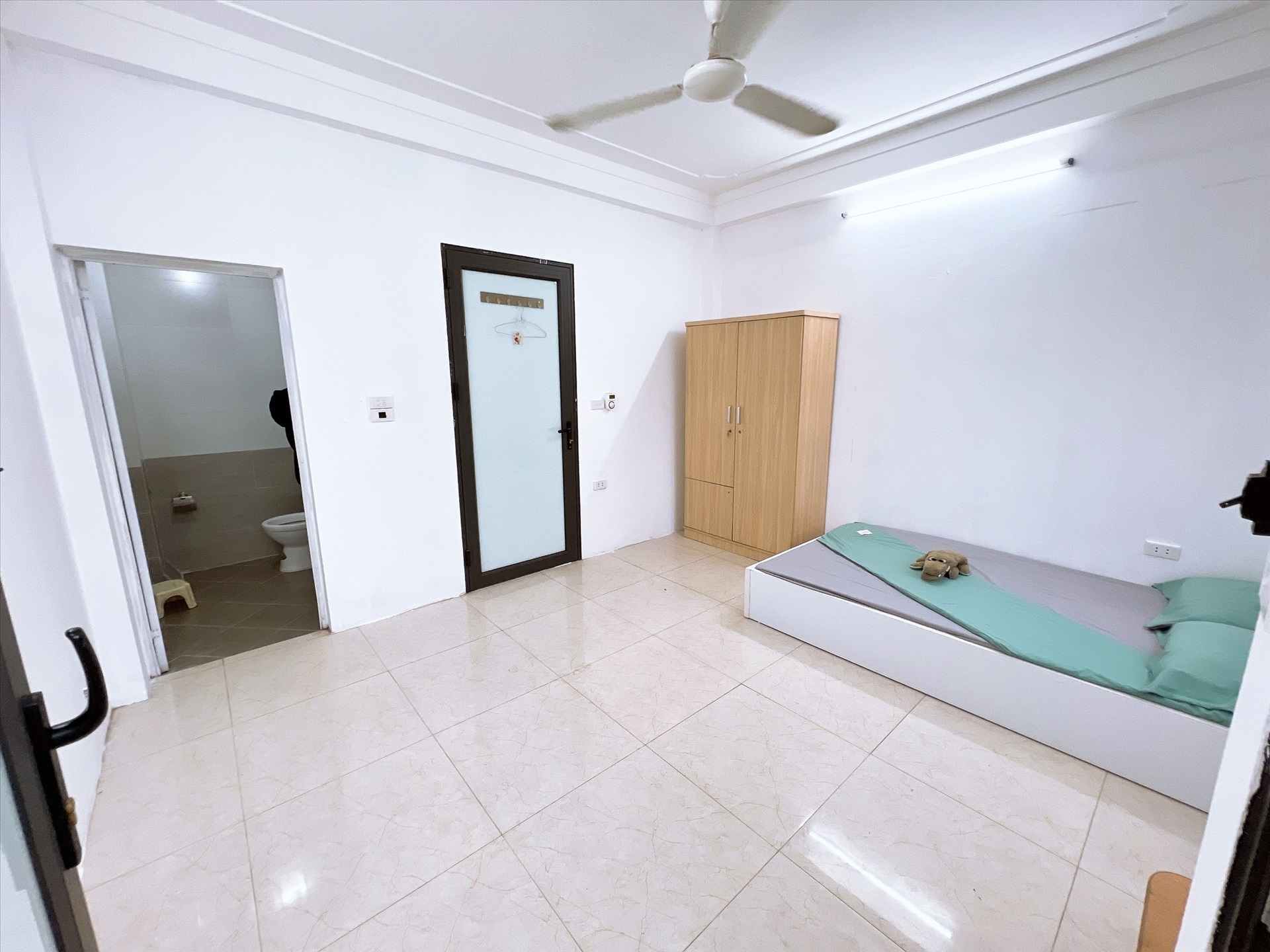 Phòng trọ Studio 25m2 tại Happyhomes Phú Diễn - Bắc Từ Liêm - Phòng ngủ
