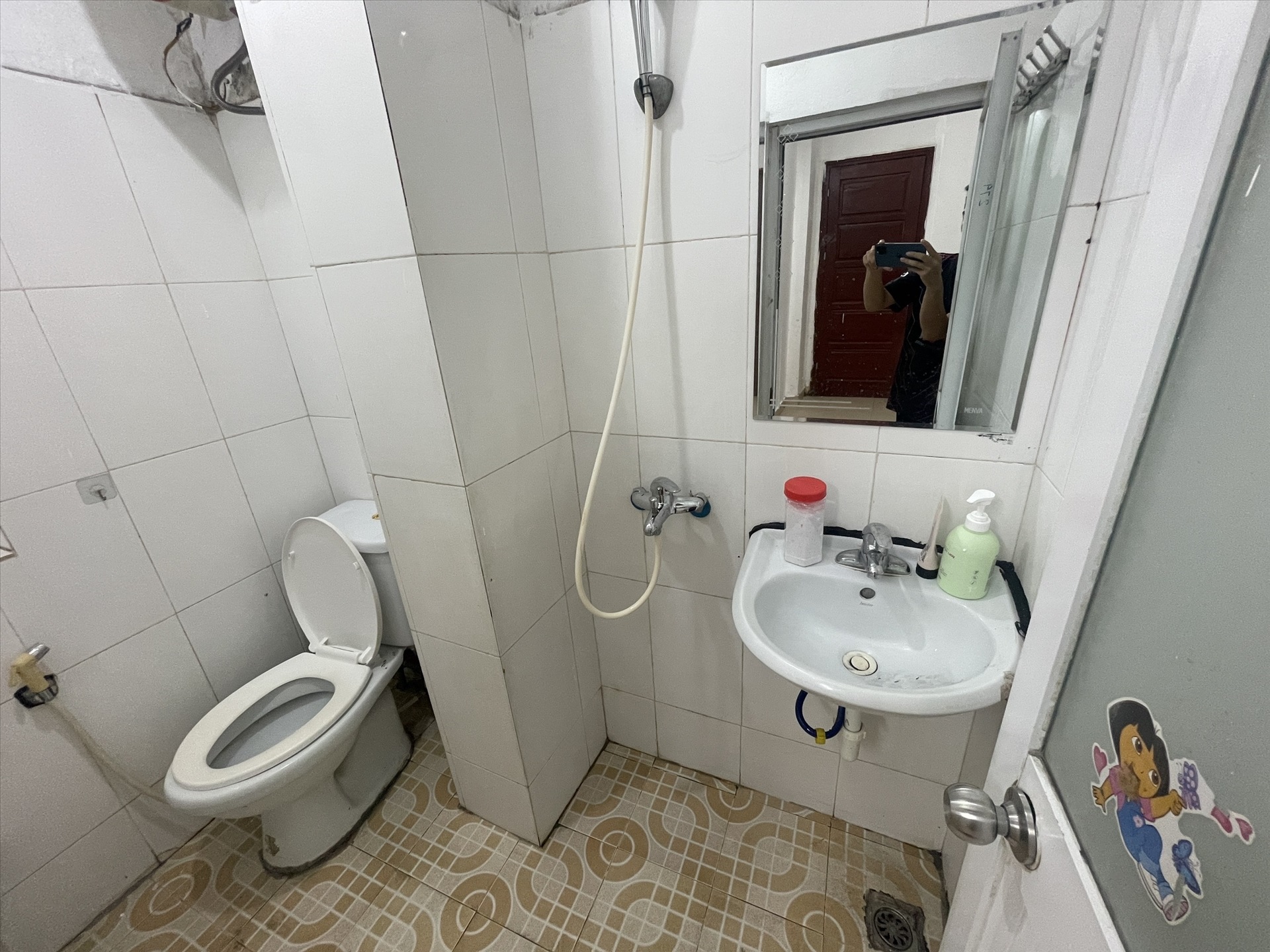 Phòng trọ Studio 24m2 tại HappyHomes Trần Thái Tông - Cầu Giấy - Phòng tắm
