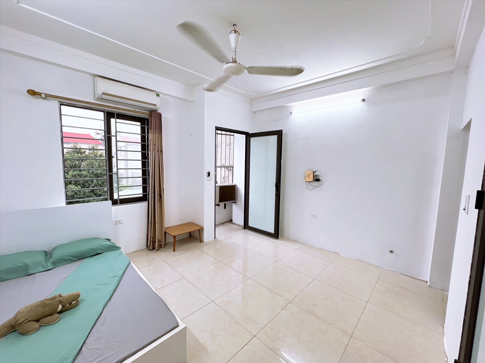 Phòng trọ Studio 25m2 tại Happyhomes Phú Diễn - Bắc Từ Liêm - Phòng ngủ