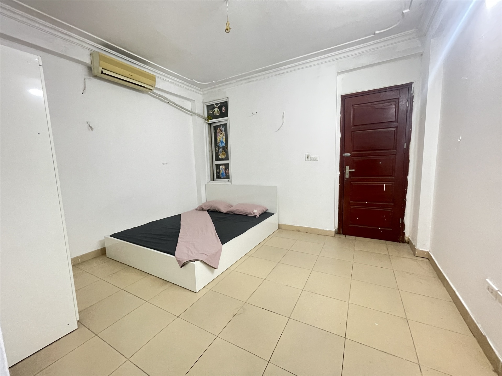 Phòng trọ Studio 24m2 tại HappyHomes Trần Thái Tông - Cầu Giấy - Phòng ngủ