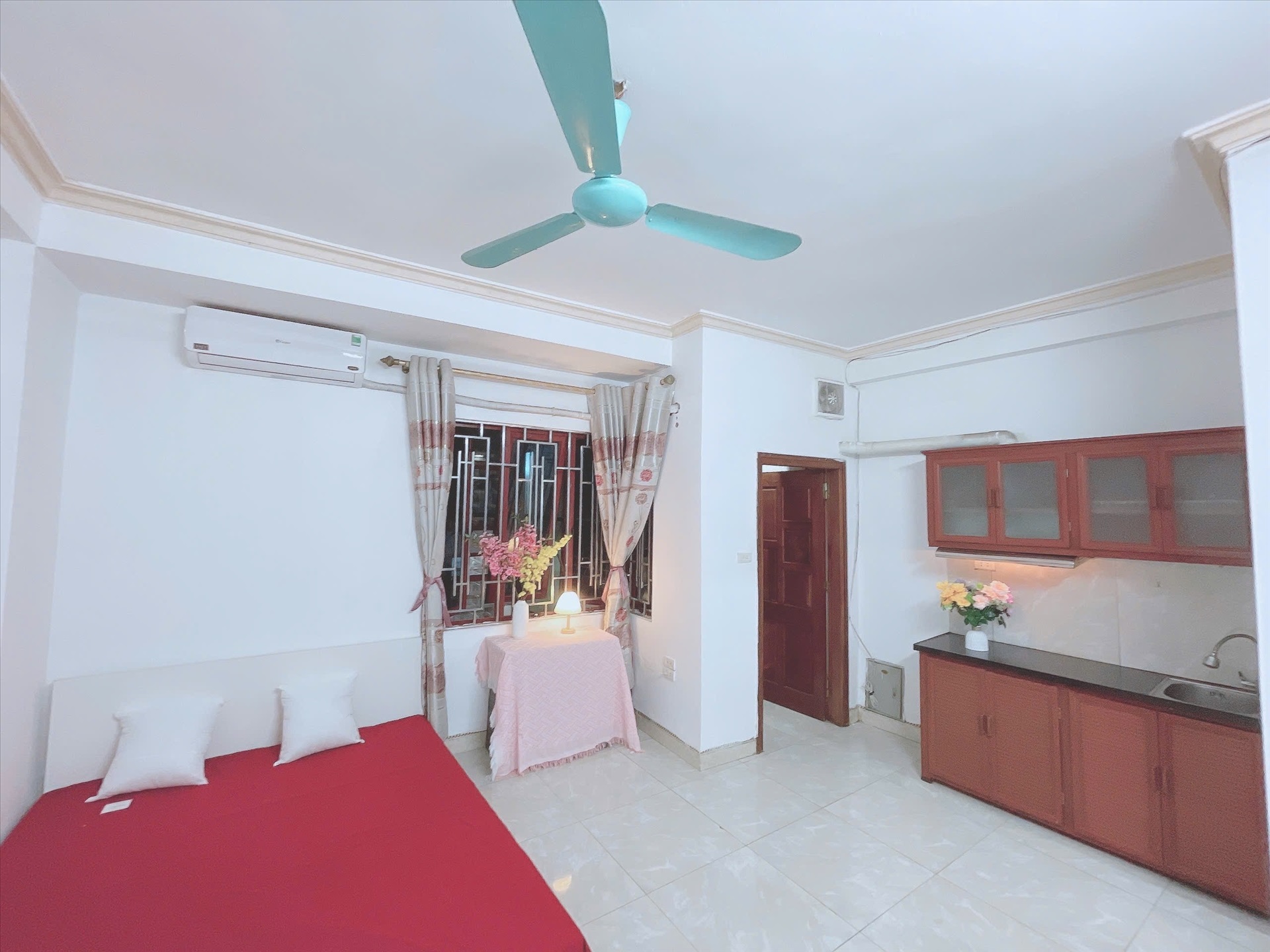 Phòng trọ Studio 25m2 tại HappyHomes Nhân Mỹ - Nam Từ Liêm - Phòng khách