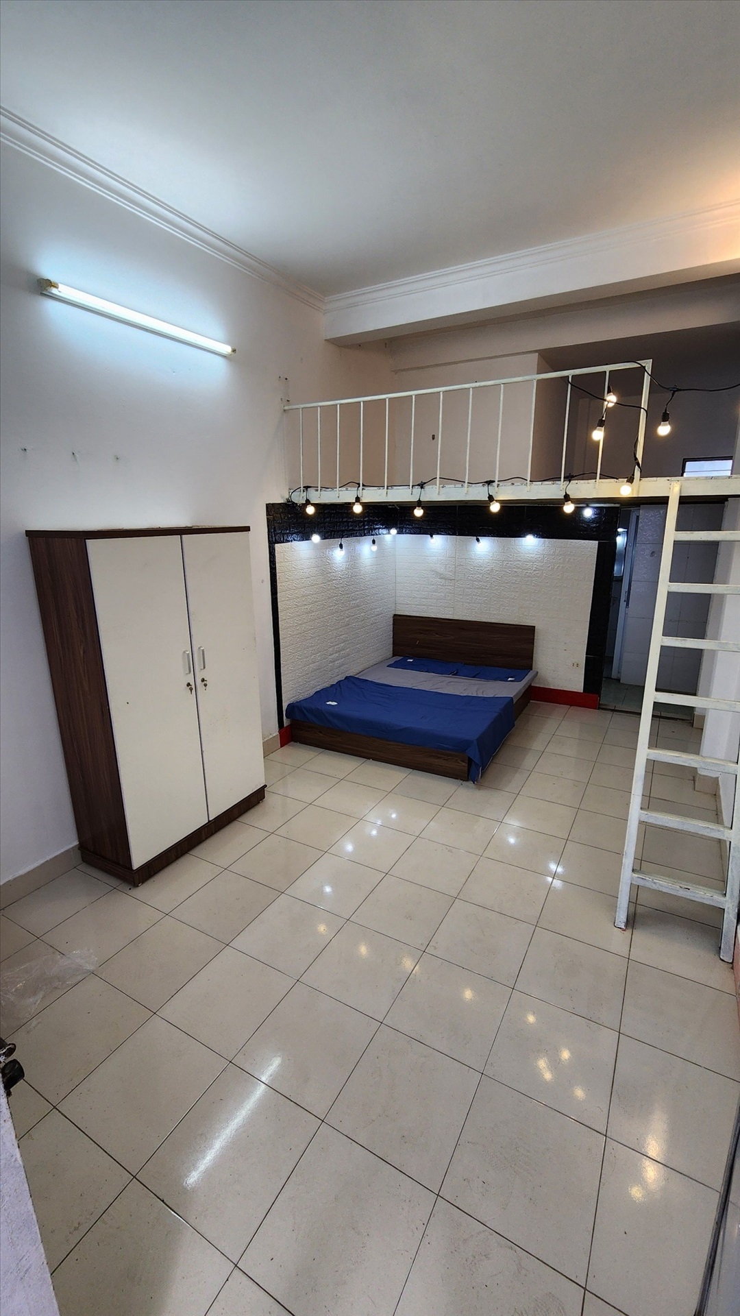 Phòng trọ Duplex 25m2 tại Happyhomes 1 Hồ Tùng Mậu - Bắc Từ Liêm - Phòng ngủ