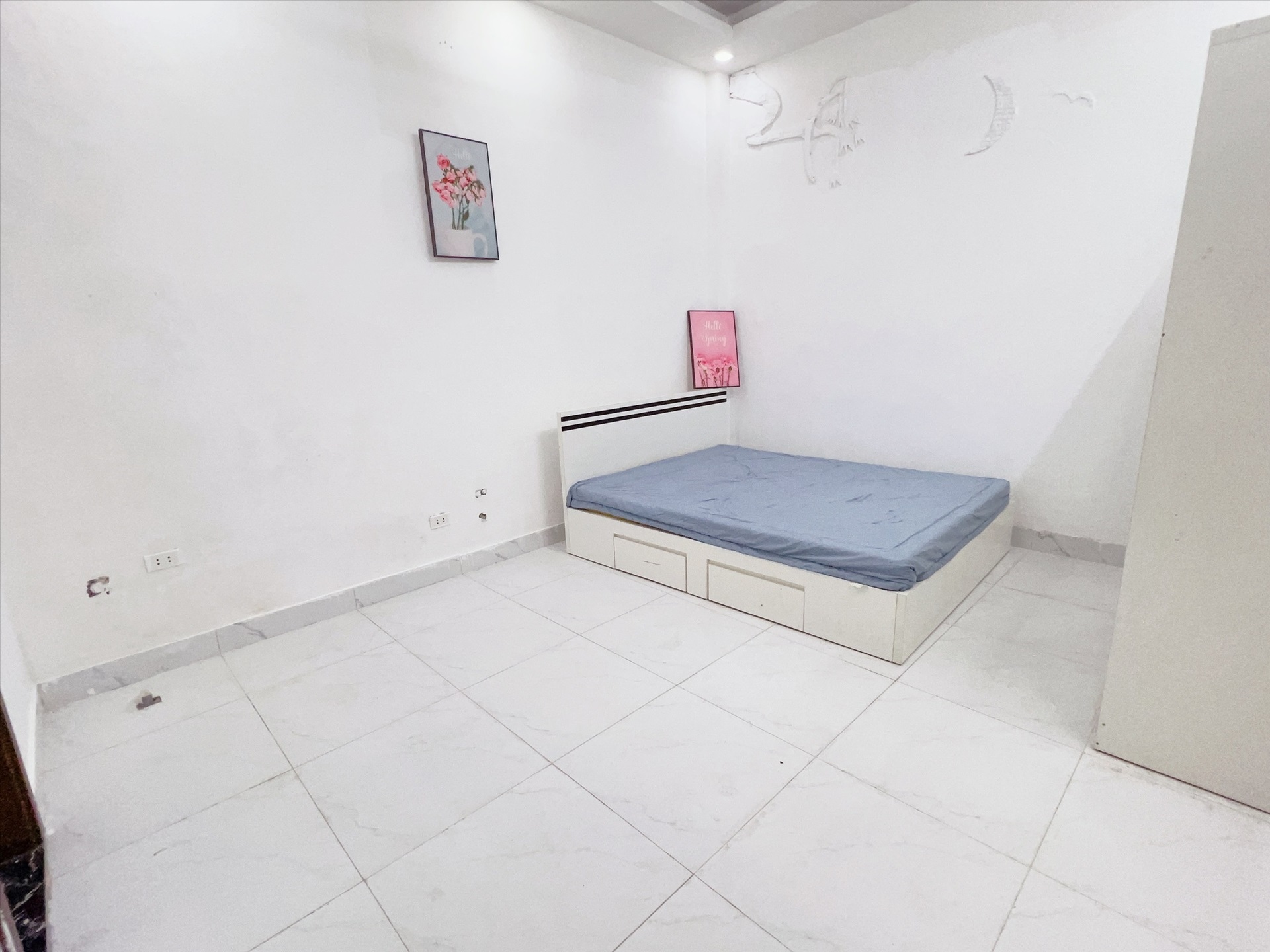 Phòng trọ Studio 25m2 tại Happyhomes Chùa Láng - Đống Đa - Phòng ngủ