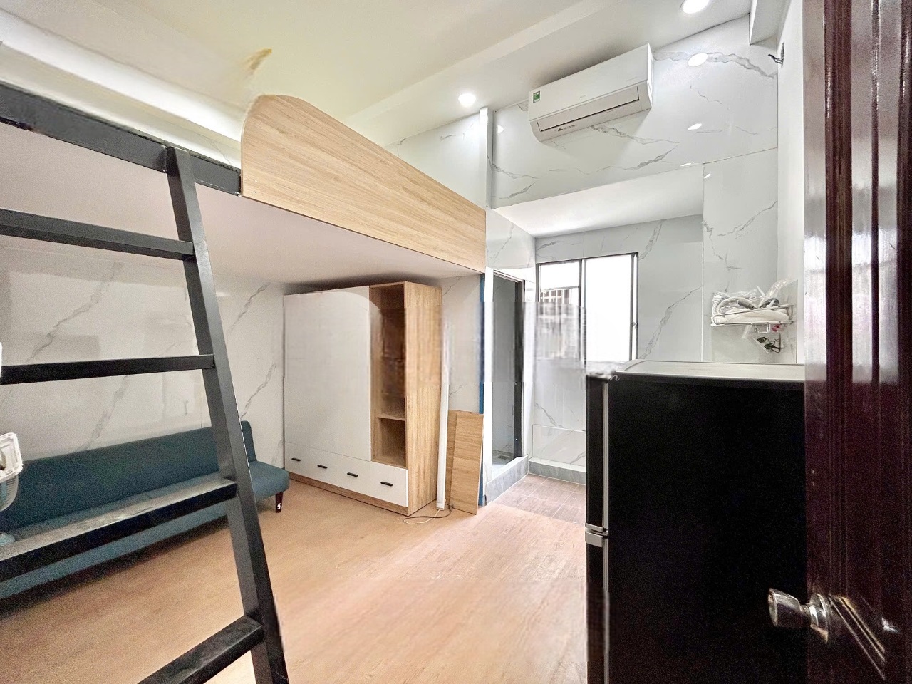 Phòng trọ Duplex 25m2 tại DSD Home Đinh Bộ Lĩnh - Bình Thạnh - Phòng ngủ