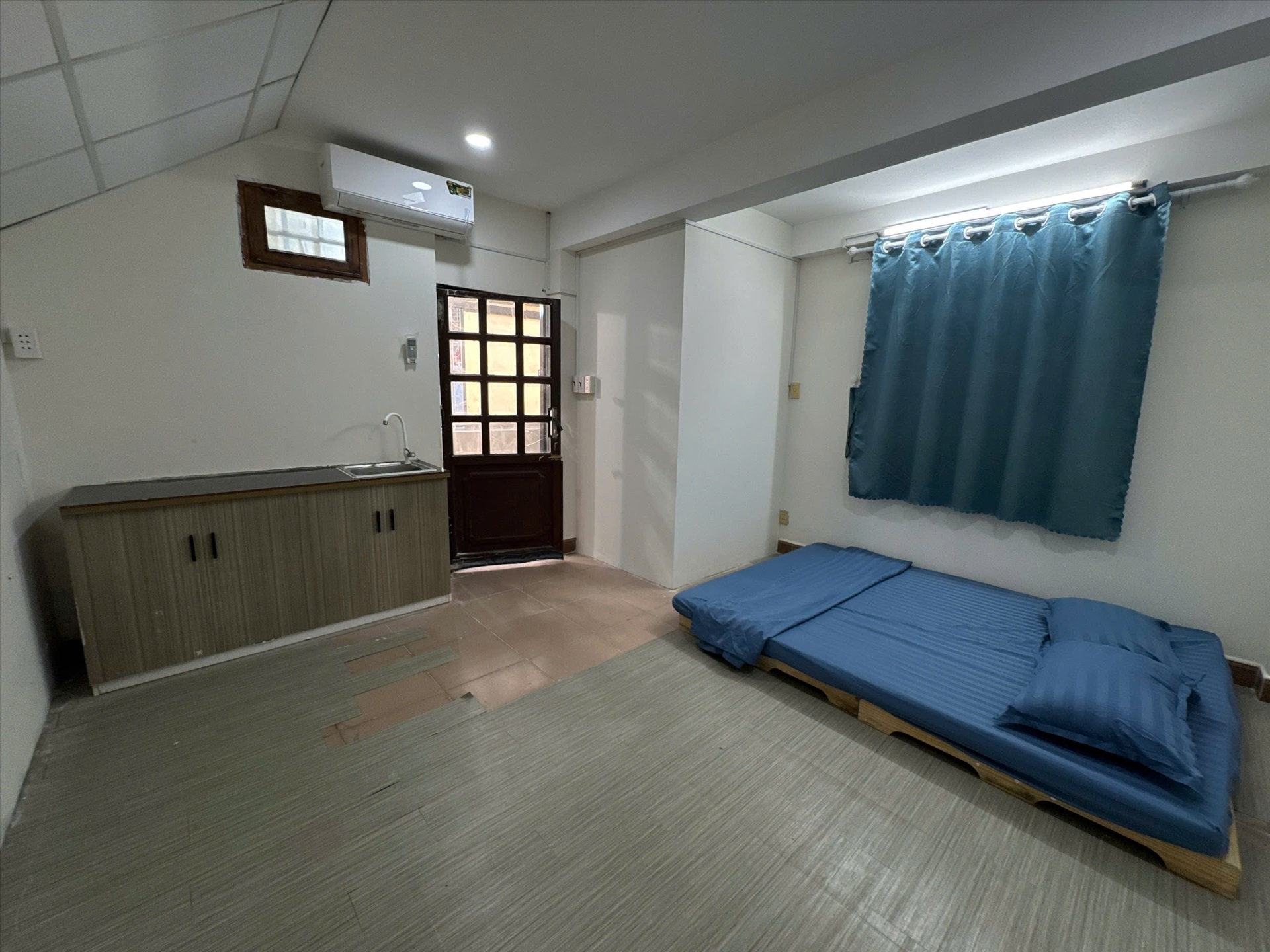 Phòng trọ Studio 20m2 tại HPS House Trần Thị Trọng - Tân Bình - Phòng ngủ