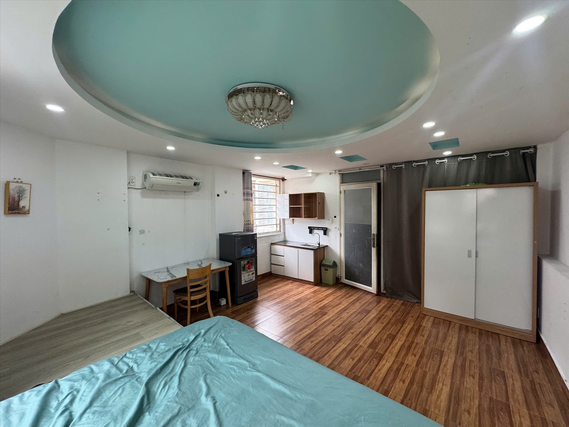 Phòng trọ Studio 30m2 tại TA Home Nguyễn Văn Đậu - Bình Thạnh - Phòng ngủ