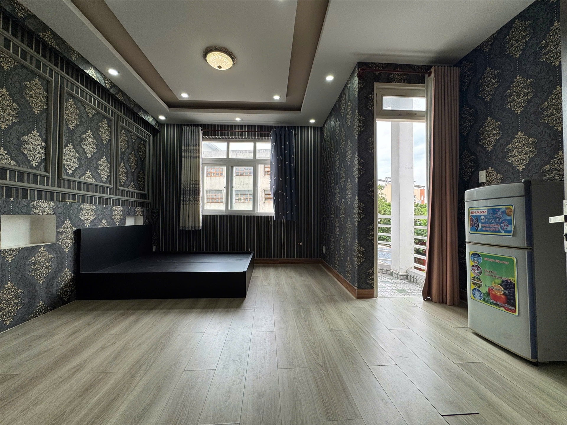 Phòng trọ Studio 30m2 tại TA Home Nguyễn Văn Đậu - Bình Thạnh - Phòng ngủ