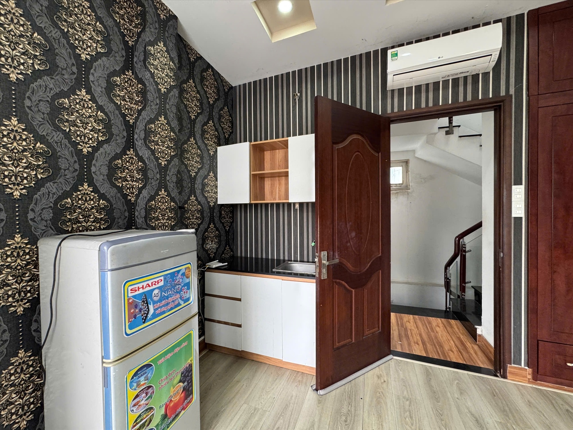 Phòng trọ Studio 30m2 tại TA Home Nguyễn Văn Đậu - Bình Thạnh - Phòng bếp