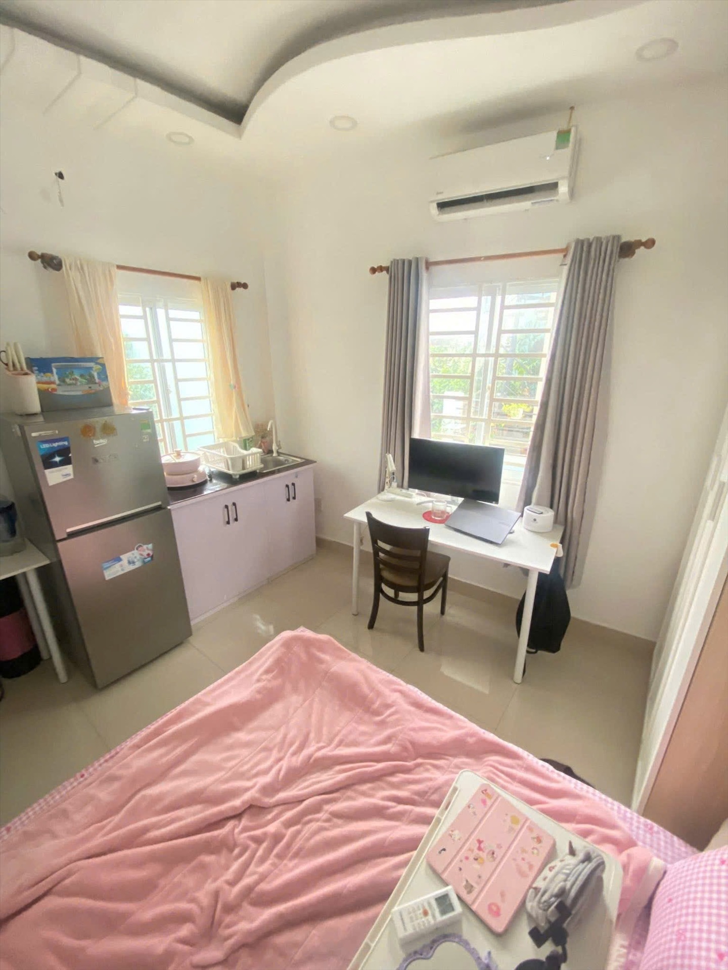 Phòng trọ Studio 30m2 tại Uncle House Thích Quảng Đức - Phú Nhuận - Phòng ngủ