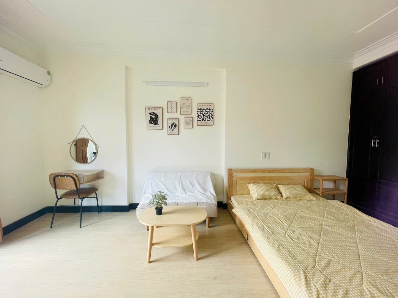 Phòng trọ Studio 30m2 tại CO Home Cù Lao - Phú Nhuận - Phòng ngủ