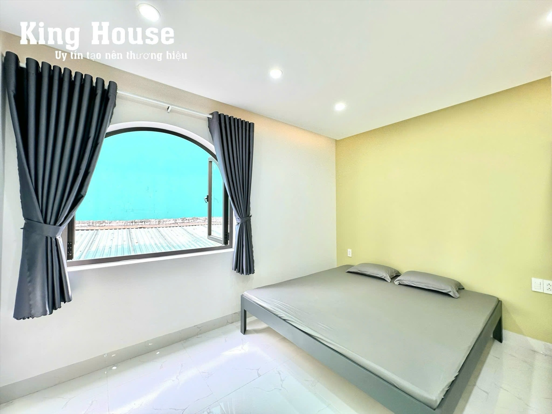 Phòng trọ Studio 30m2 tại AH House Phan Văn Trị - Bình Thạnh - Phòng ngủ