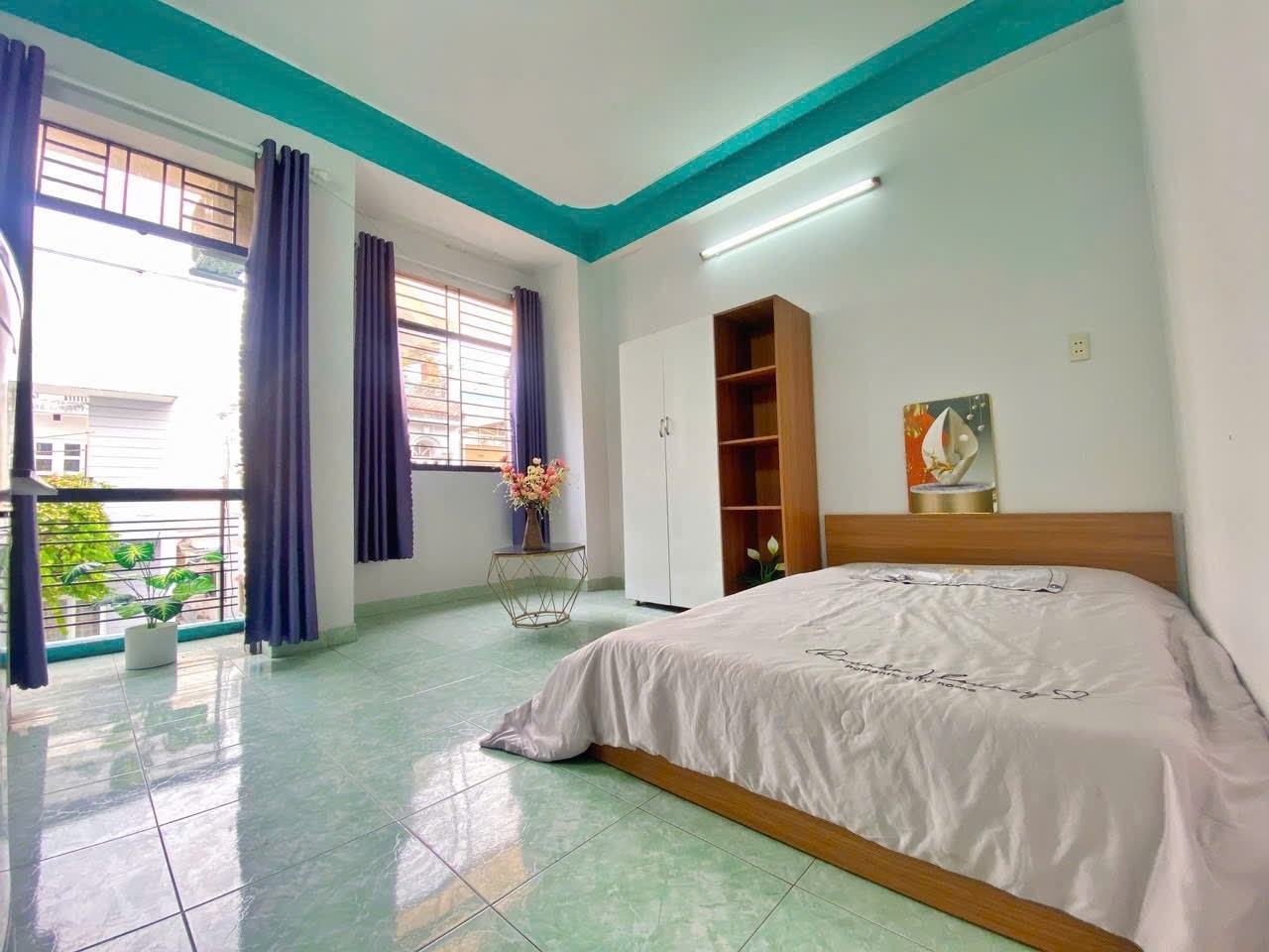Phòng trọ Studio 25m2 tại CM Home Tự Quyết - Tân Phú - Phòng khách