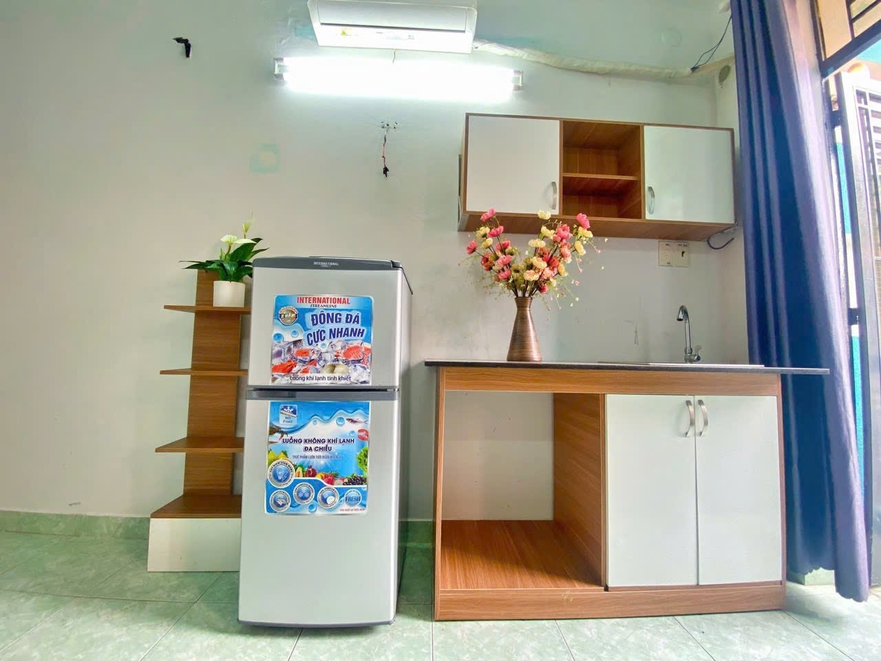 Phòng trọ Studio 25m2 tại CM Home Tự Quyết - Tân Phú - Góc làm việc
