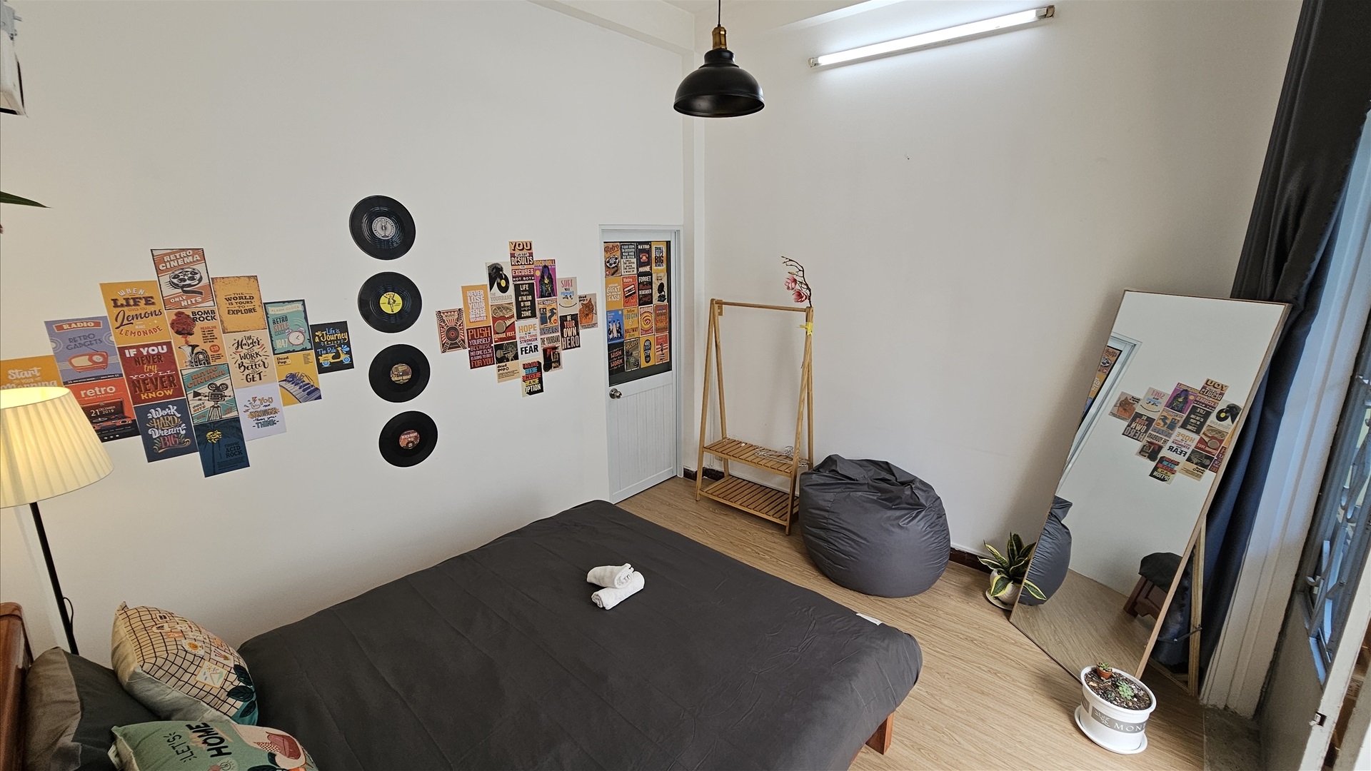 Phòng trọ Studio 25m2 tại AD House Đồ Sơn - Tân Bình - Phòng ngủ