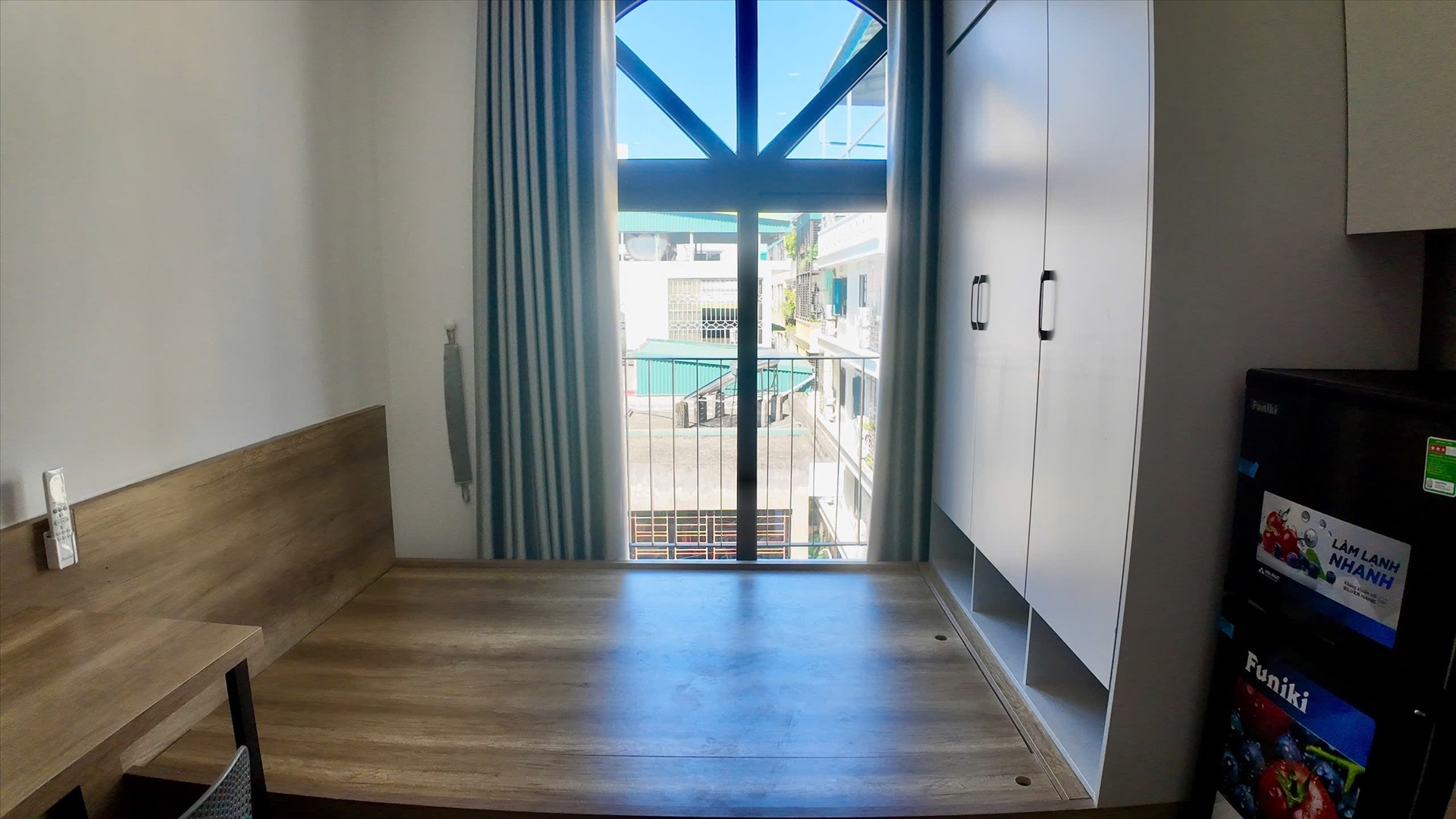 Phòng trọ Studio 18m2 tại Be Home Trung Kính - Cầu Giấy - Phòng ngủ