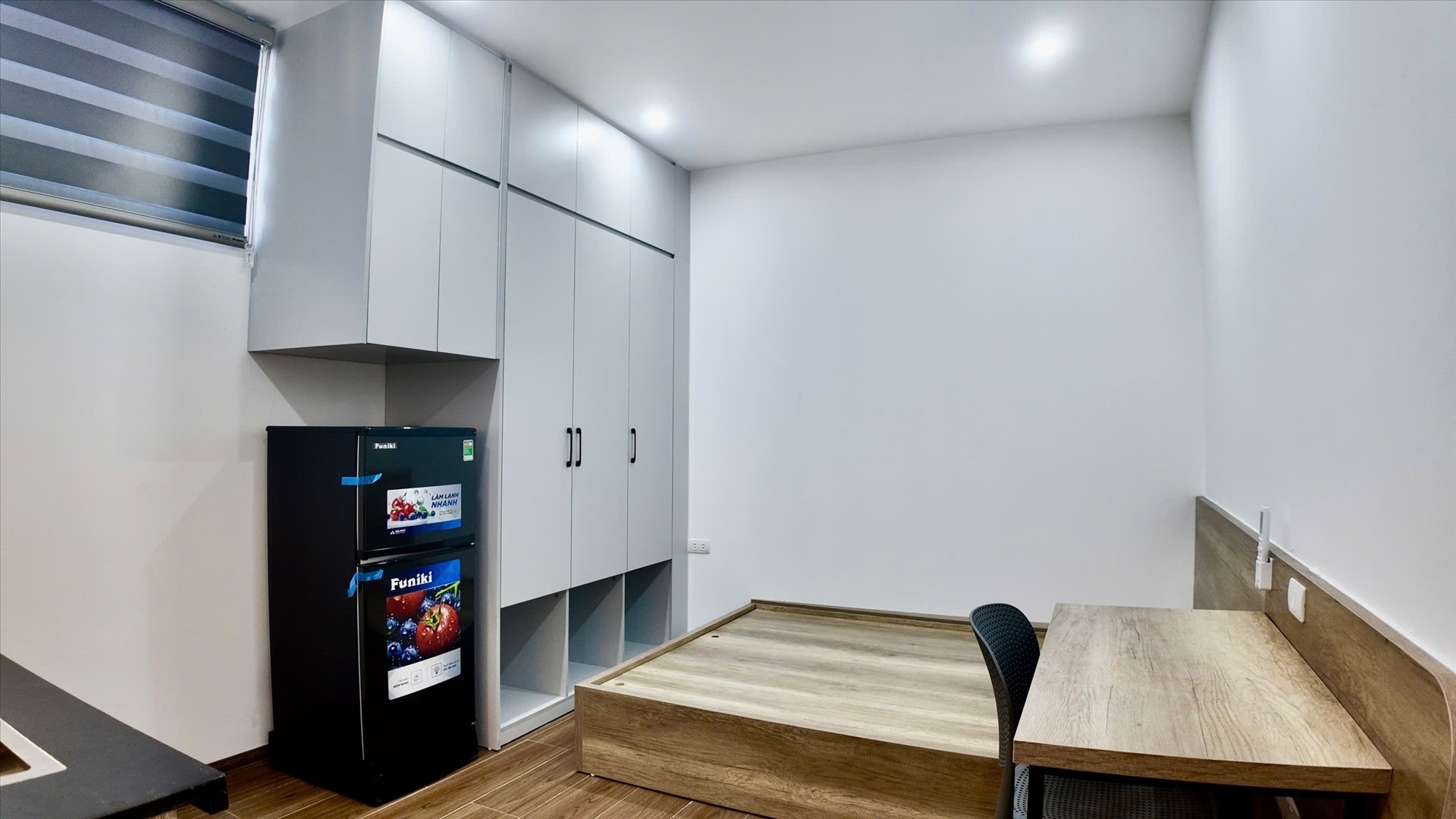 Phòng trọ Studio 15m2 tại Be Home Trung Kính - Cầu Giấy - Phòng ngủ