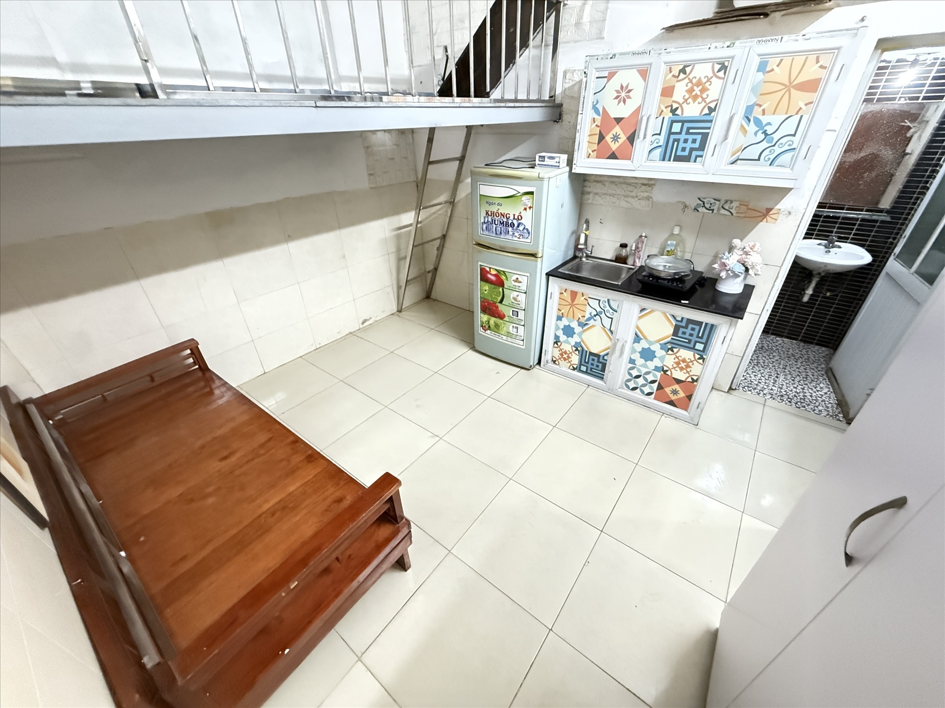 Phòng trọ Duplex 18m2 tại Big Home Mễ Trì Thượng - Nam Từ Liêm - Phòng ngủ