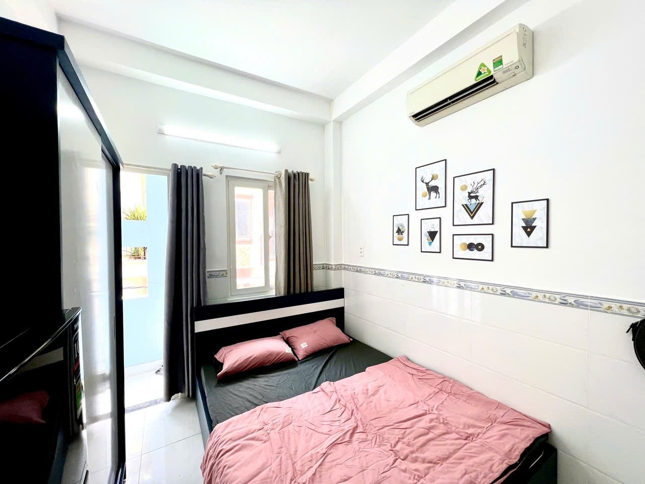Phòng trọ Studio 25m2 tại AL Home Cao Thắng - Quận 10 - Phòng ngủ