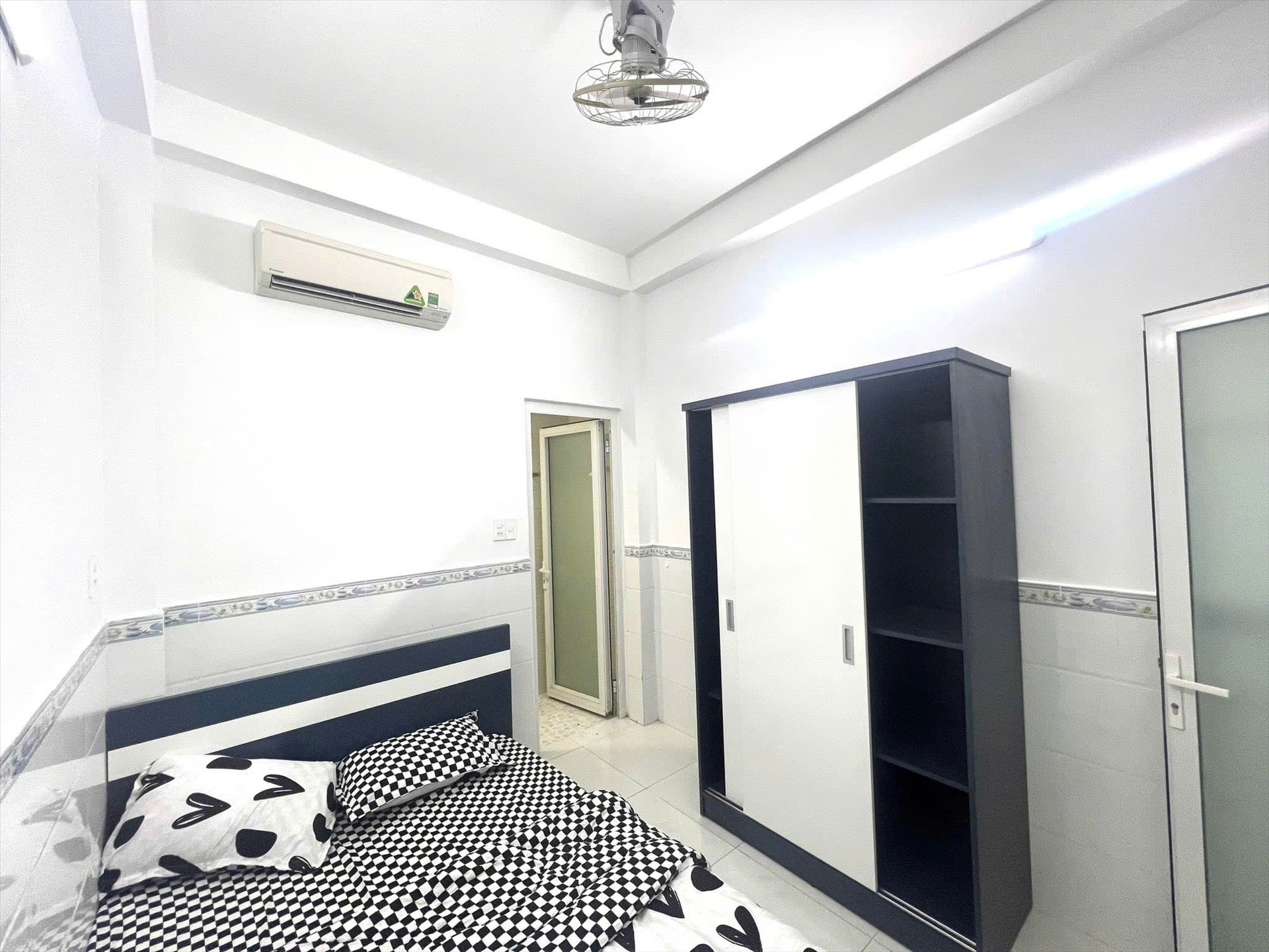 Phòng trọ Studio 25m2 tại AL Home Cao Thắng - Quận 10 - Phòng ngủ