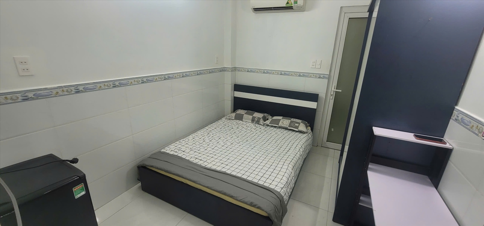 Phòng trọ Studio 25m2 tại AL Home Cao Thắng - Quận 10 - Phòng ngủ