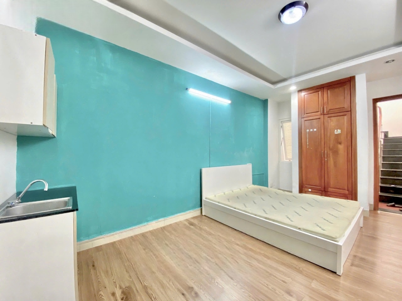 Phòng trọ Studio 25m2 tại AT House Bạch Đằng - Tân Bình - Phòng ngủ