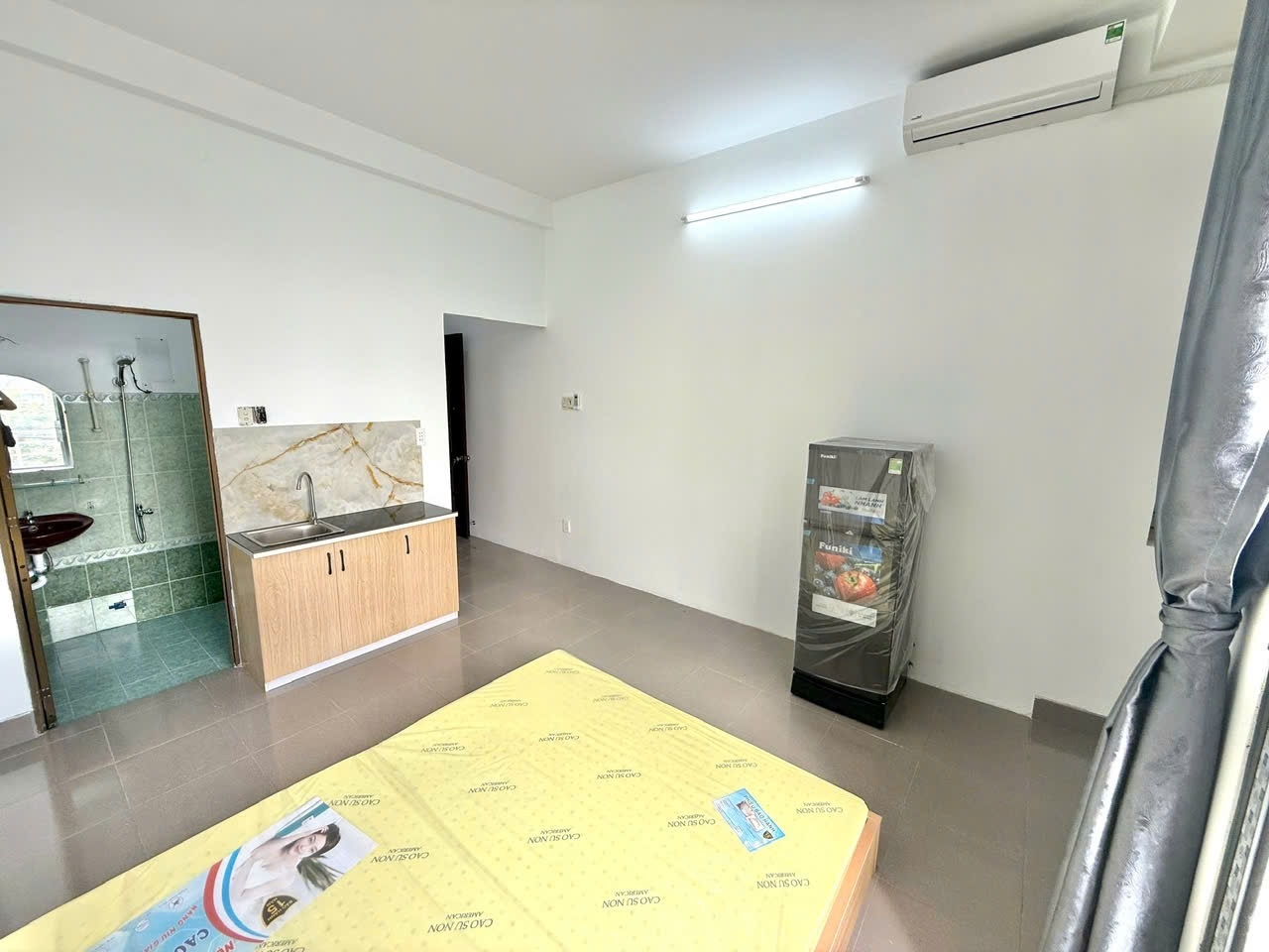 Phòng trọ Studio 30m2 tại HaLaHouse Tạ Quang Bửu - Quận 8 - Phòng ngủ