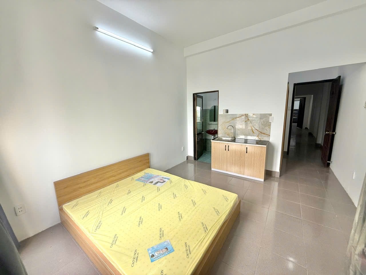 Phòng trọ Studio 30m2 tại HaLaHouse Tạ Quang Bửu - Quận 8 - Phòng ngủ