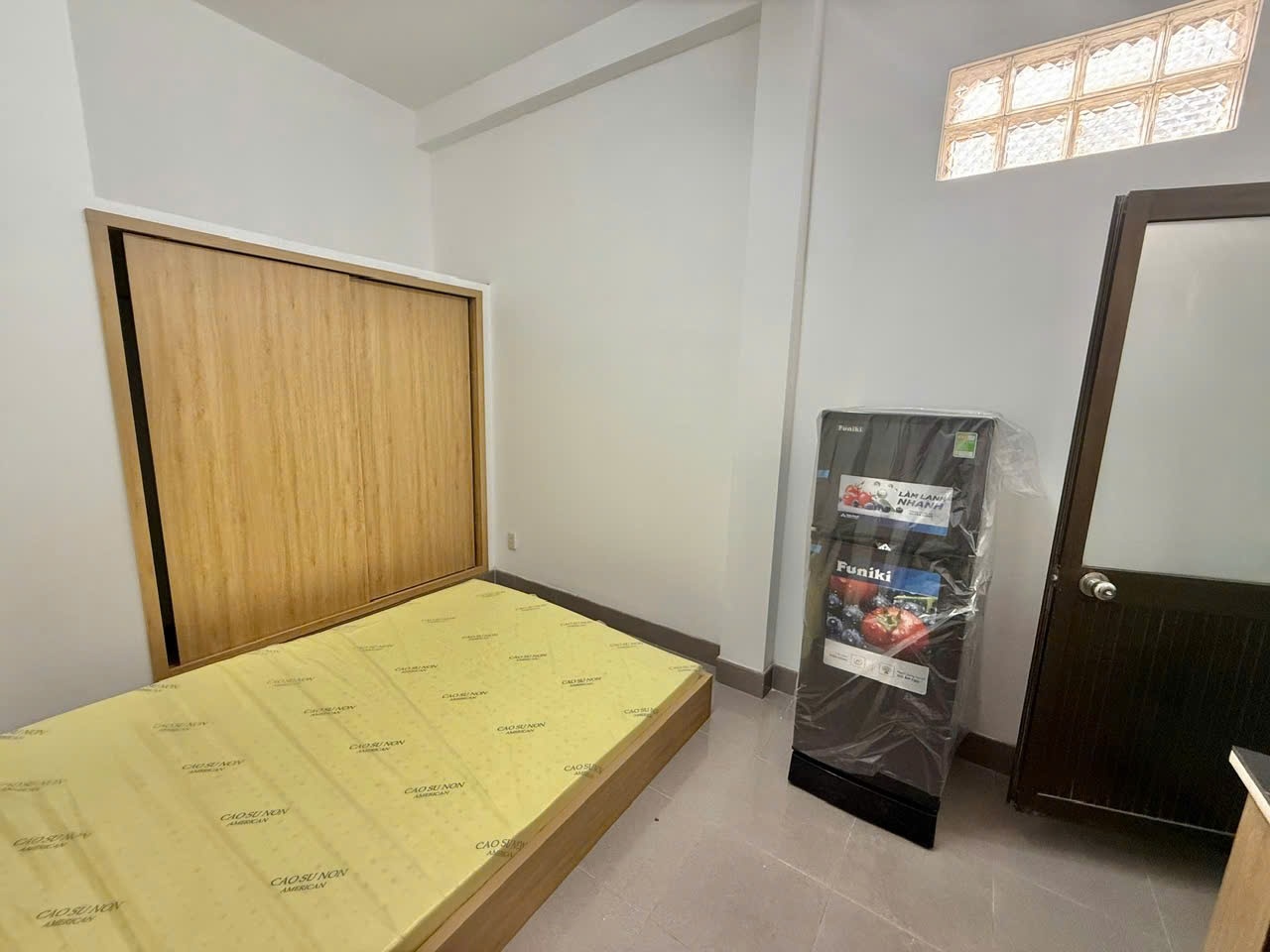 Phòng trọ Studio 25m2 tại HaLaHouse Tạ Quang Bửu - Quận 8 - Phòng ngủ
