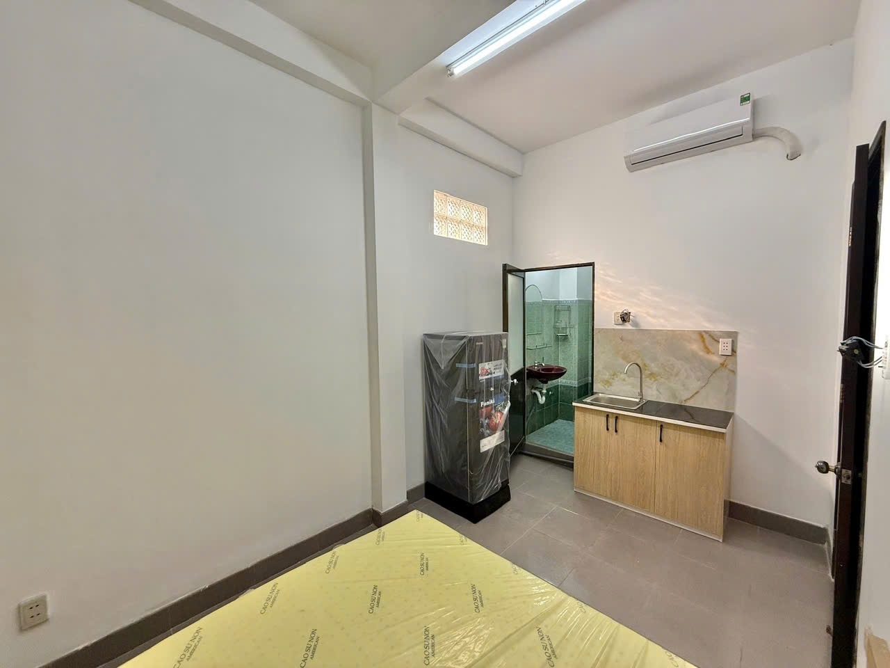 Phòng trọ Studio 25m2 tại HaLaHouse Tạ Quang Bửu - Quận 8 - Phòng ngủ