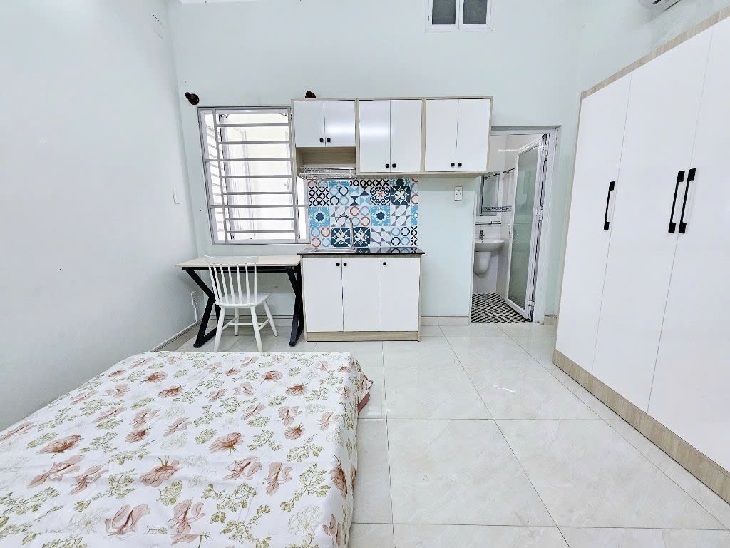 Phòng trọ Studio 25m2 tại AV House Đồ Sơn - Tân Bình - Phòng ngủ